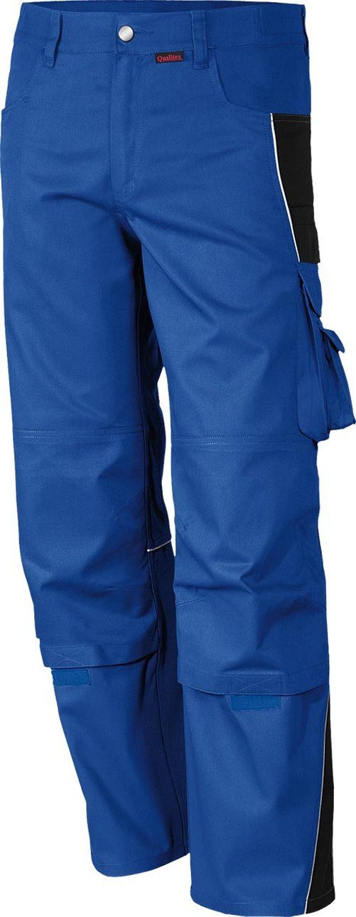 Qualitex Workwear Arbeitshose Bundhose 'PRO' kornblau/schwarz,