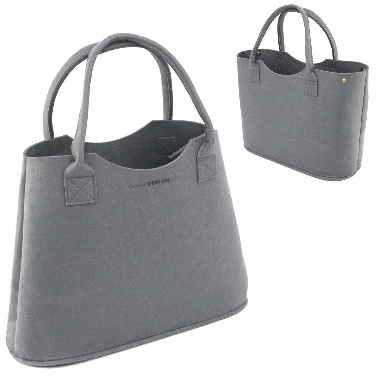 DuneDesign Einkaufskorb 2-in-1 Erweiterbarer Filz Shopper