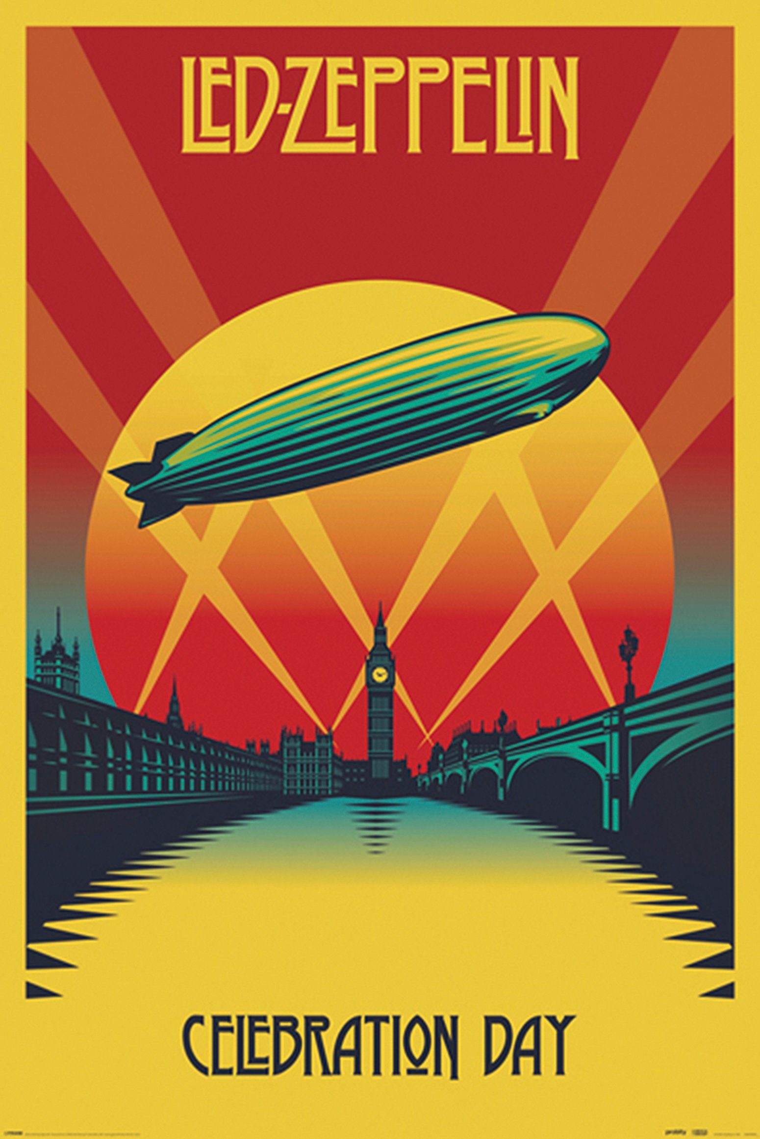 PYRAMID Poster Led Zeppelin Poster Celebration