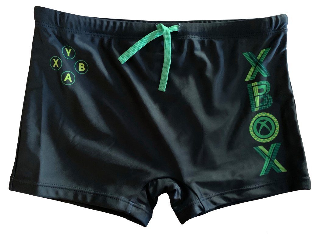 Xbox Boxer-Badehose XBOX Badeboxer schwarz
