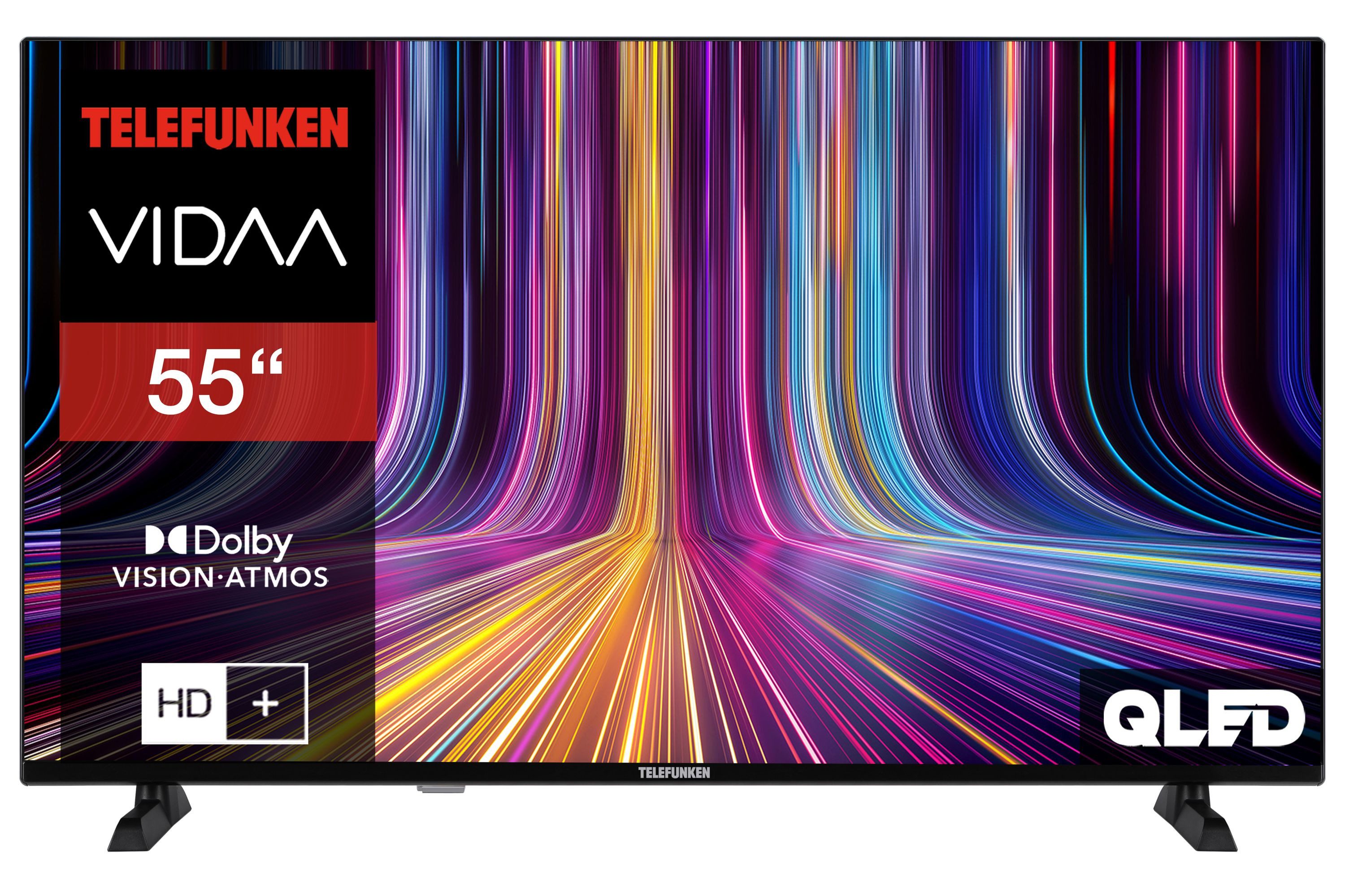 Telefunken QU55VP750S QLED-Fernseher (139 cm/55 Zoll,