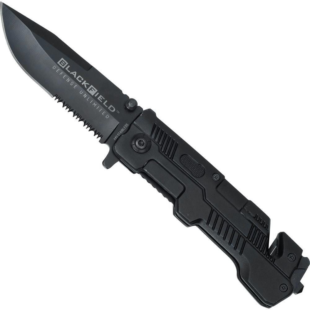 Blackfield Taschenmesser Nighthawk Rettungsmesser Einhandmesser rostfrei,