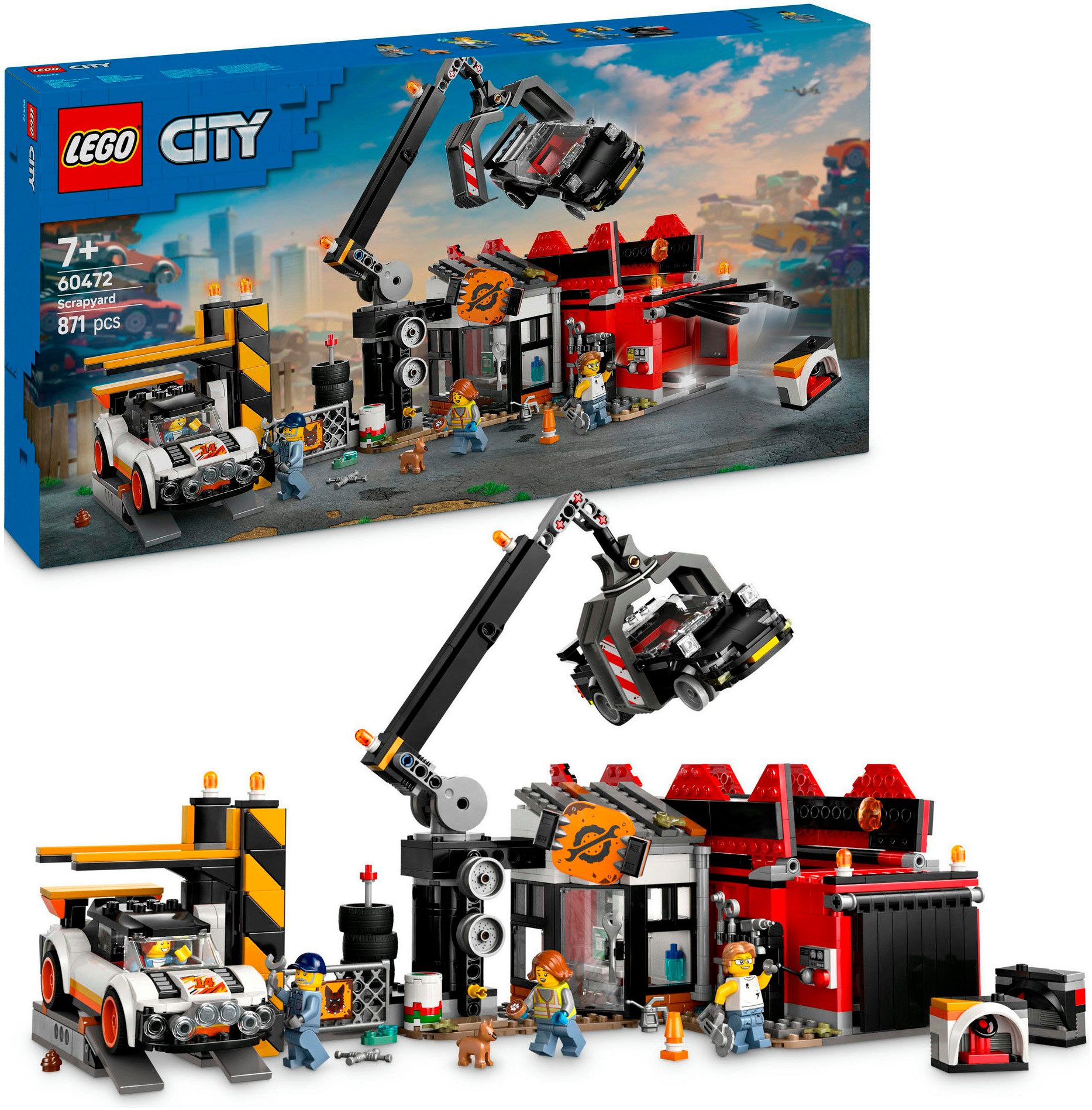 LEGO® Schrottplatz mit Autos (60472), LEGO