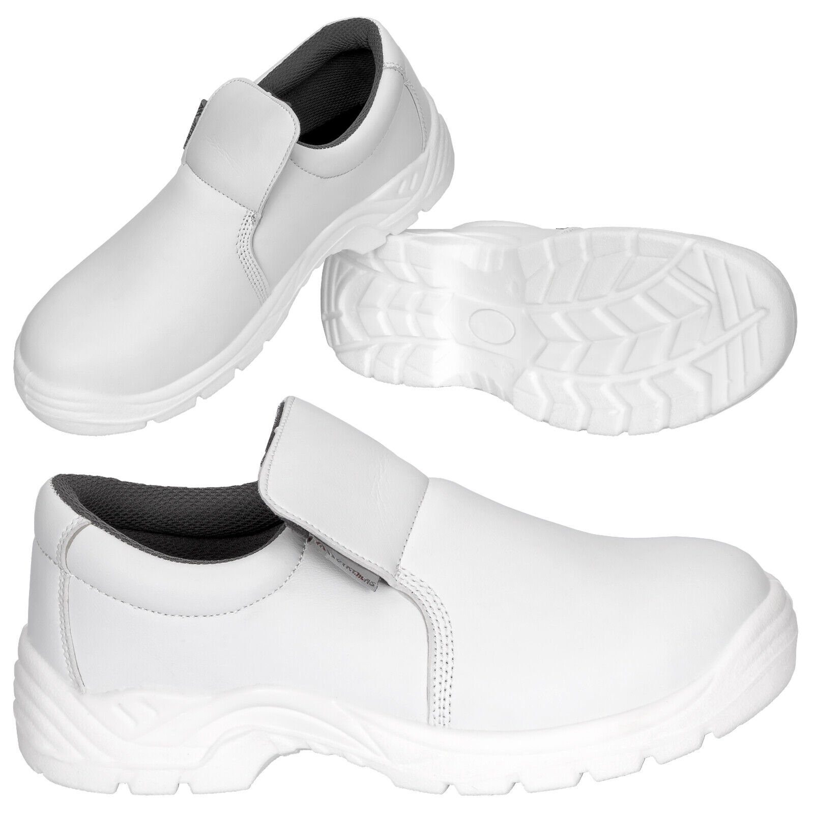 Artmas Arbeitsschuhe Sicherheitsschuhe S2 WEIß KOCHSCHUHE