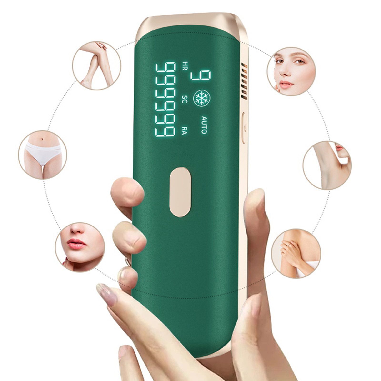 ZEUOPQ IPL-Haarentferner für Frauen und Männer