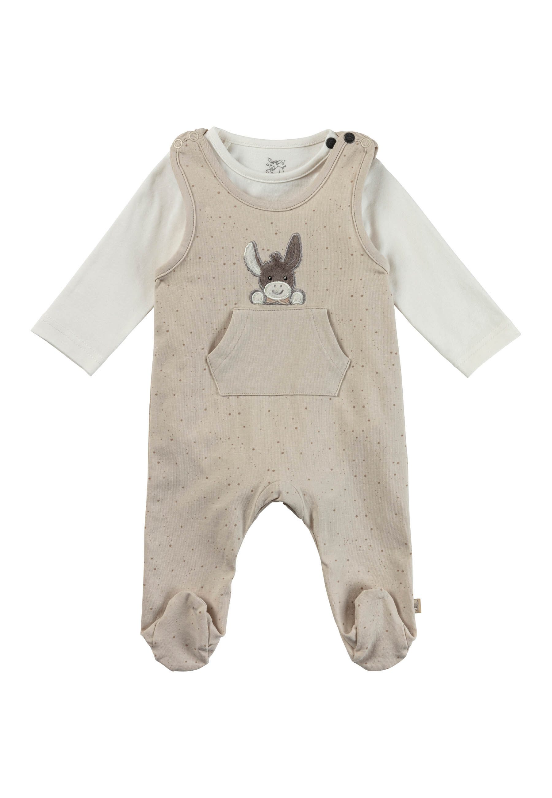 Sterntaler® Strampler Strampler-Set Jersey Pünktchen (2-tlg.,