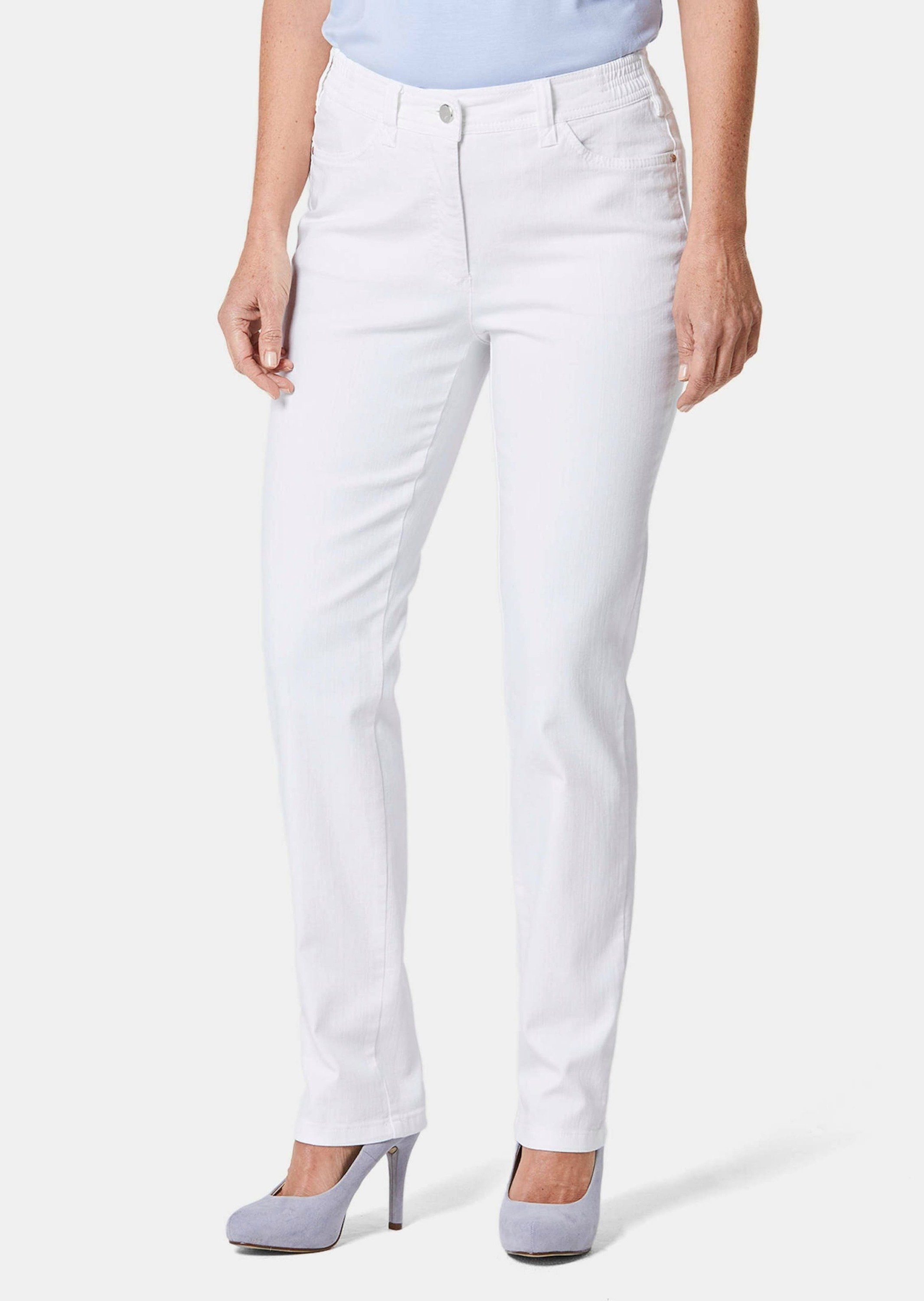 GOLDNER Bequeme Jeans Kurzgröße: Klassische Jeanshose