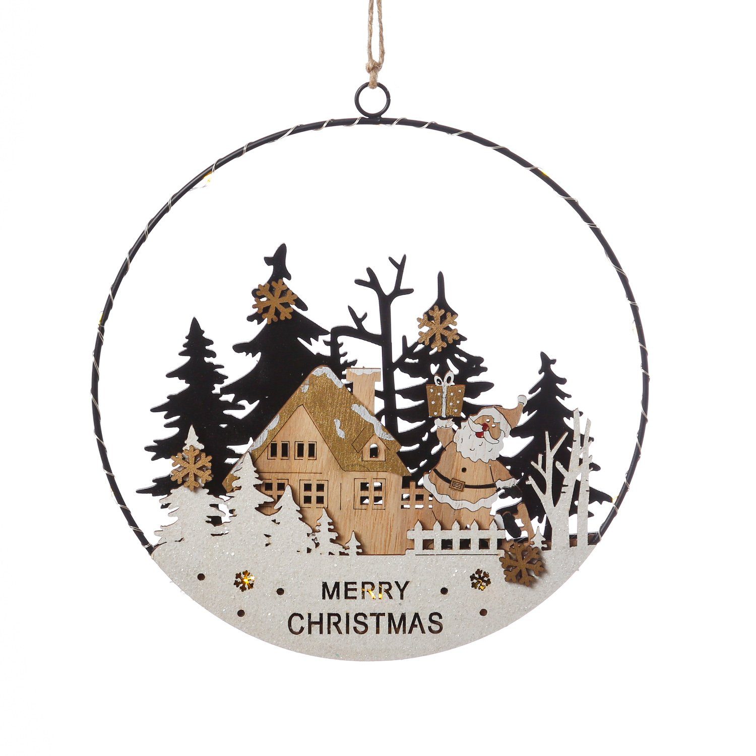 MARELIDA LED Dekoobjekt LED Dekohänger Dekoring