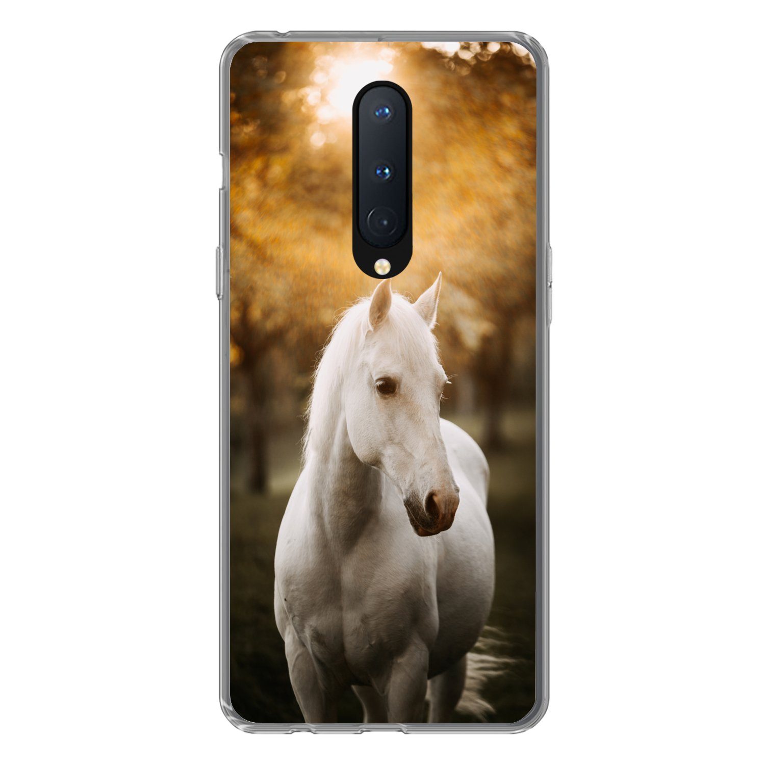 MuchoWow Handyhülle für OnePlus 8 Pferd