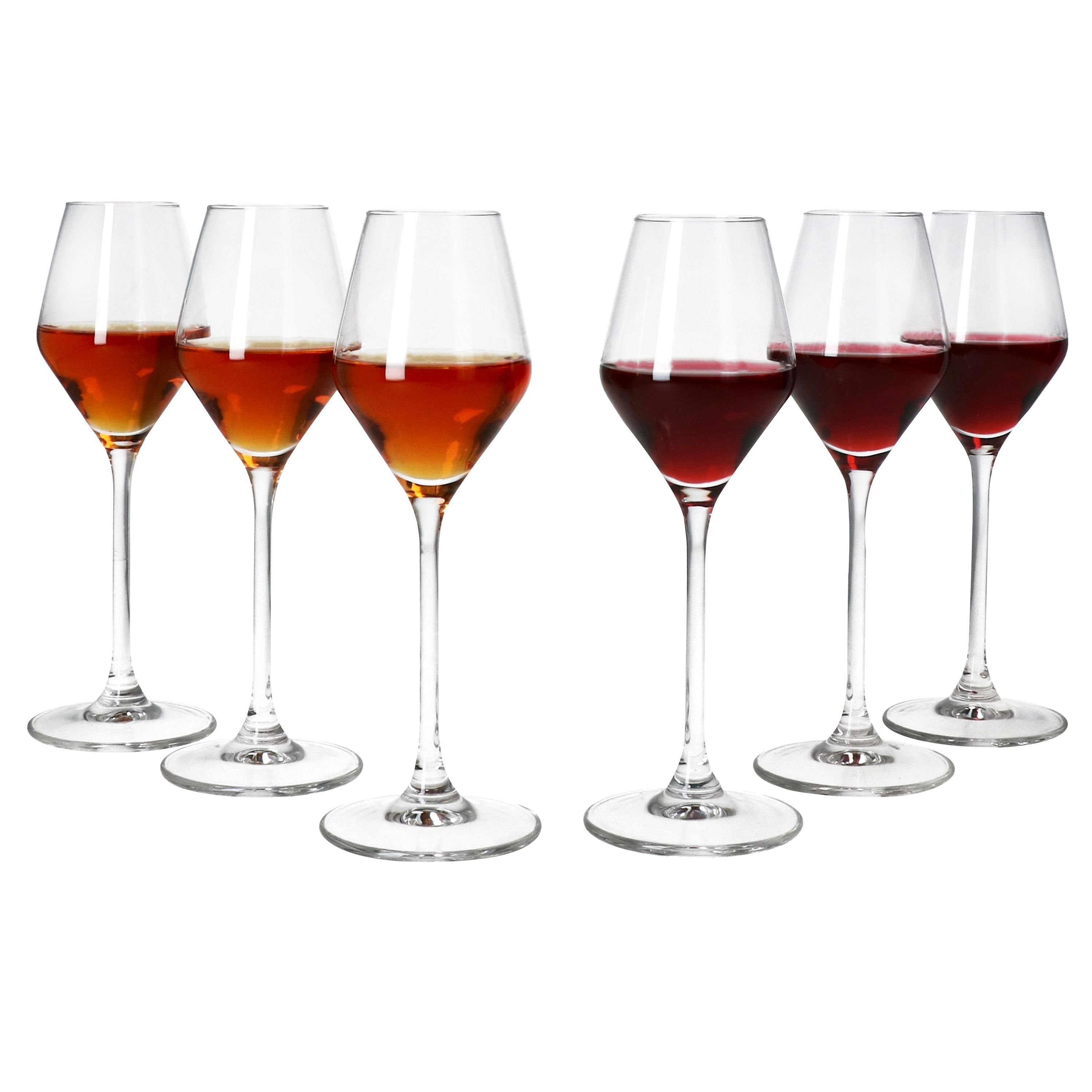 MamboCat Weinglas 6x Carré Portwein-Gläser 80ml