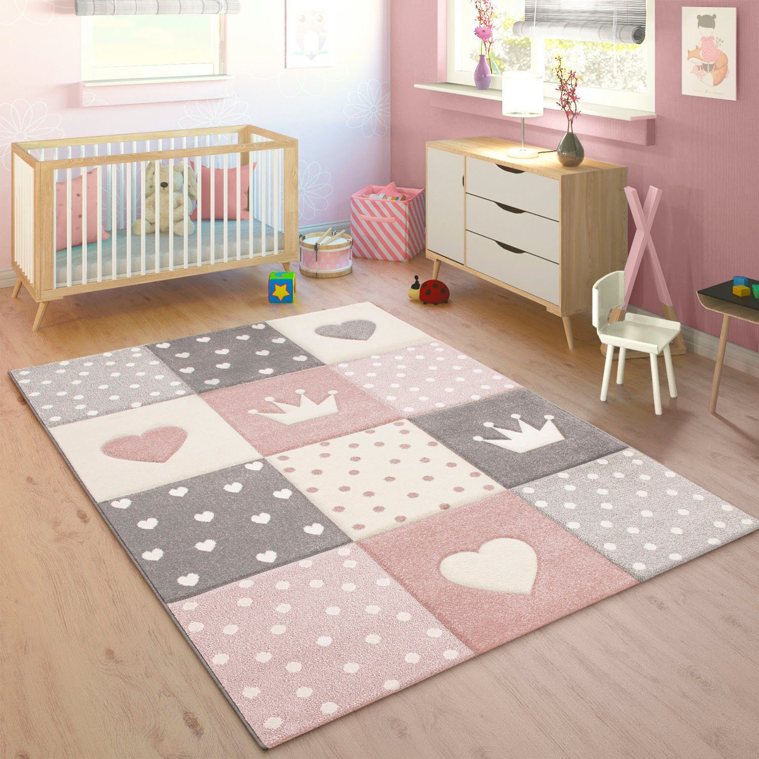 Paco Home Kinderteppich Cosmo 339, rechteckig,