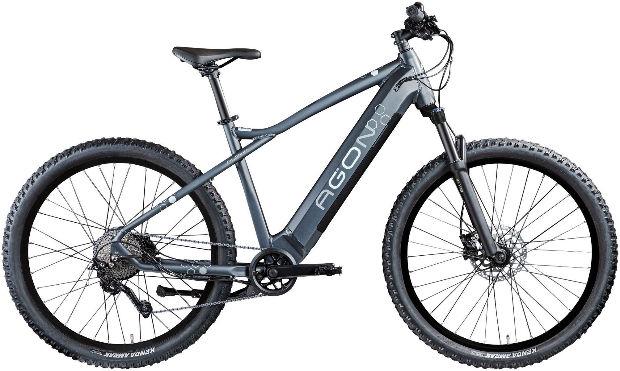 AGON E-Bike Mountainbike Alpha, 10 Gang