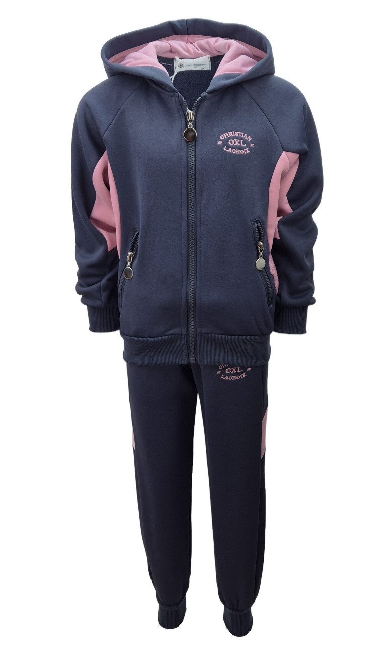 Girls Fashion Jogginganzug Jogginganzug Freizeitset Sweat-Jacke