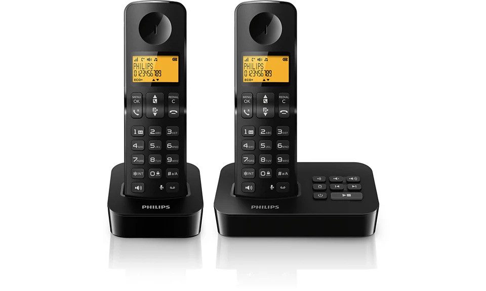Philips Philips Festnetztelefon D2652B/01 Dual Mit