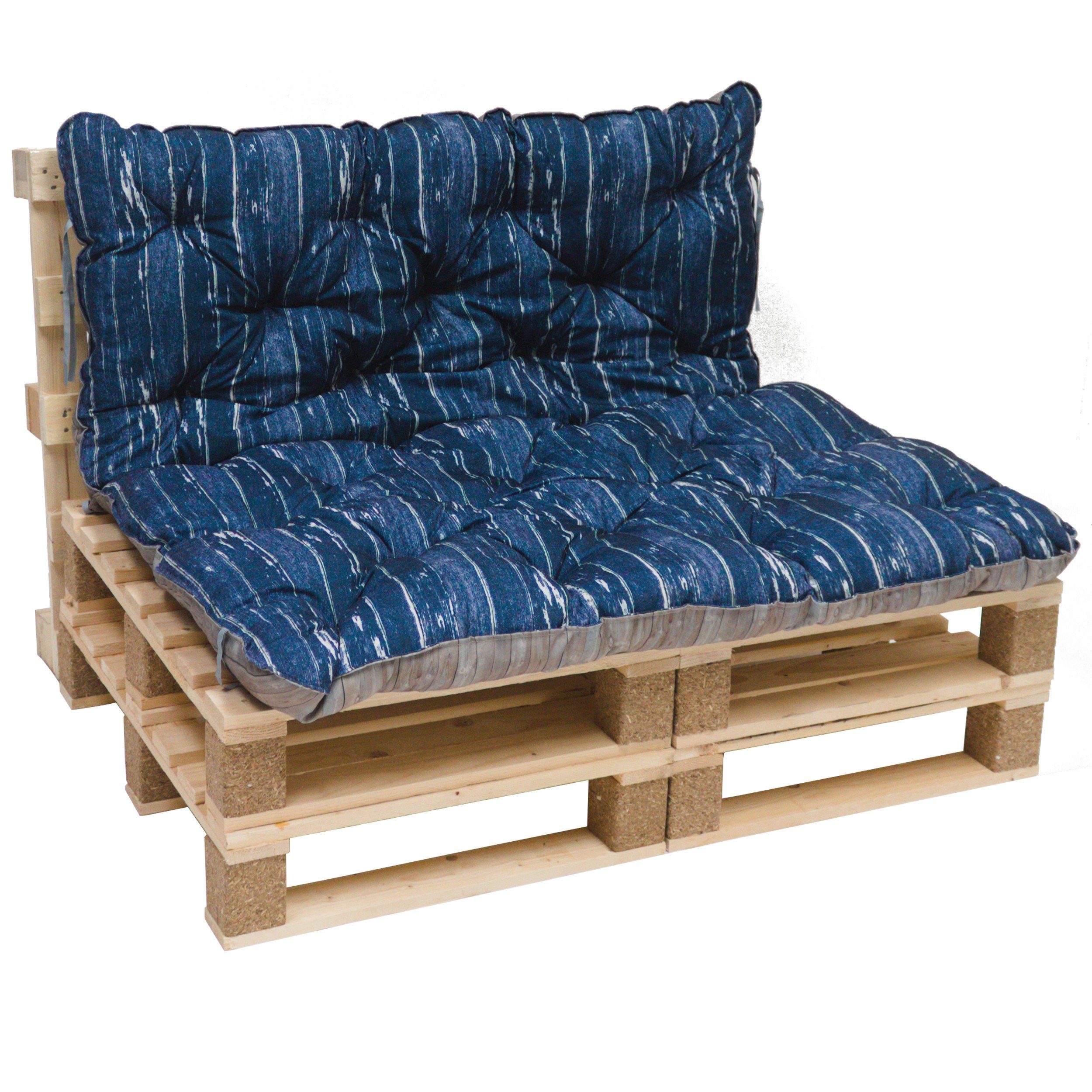 Home Feeling Palettenkissen Auflage für Europalette,