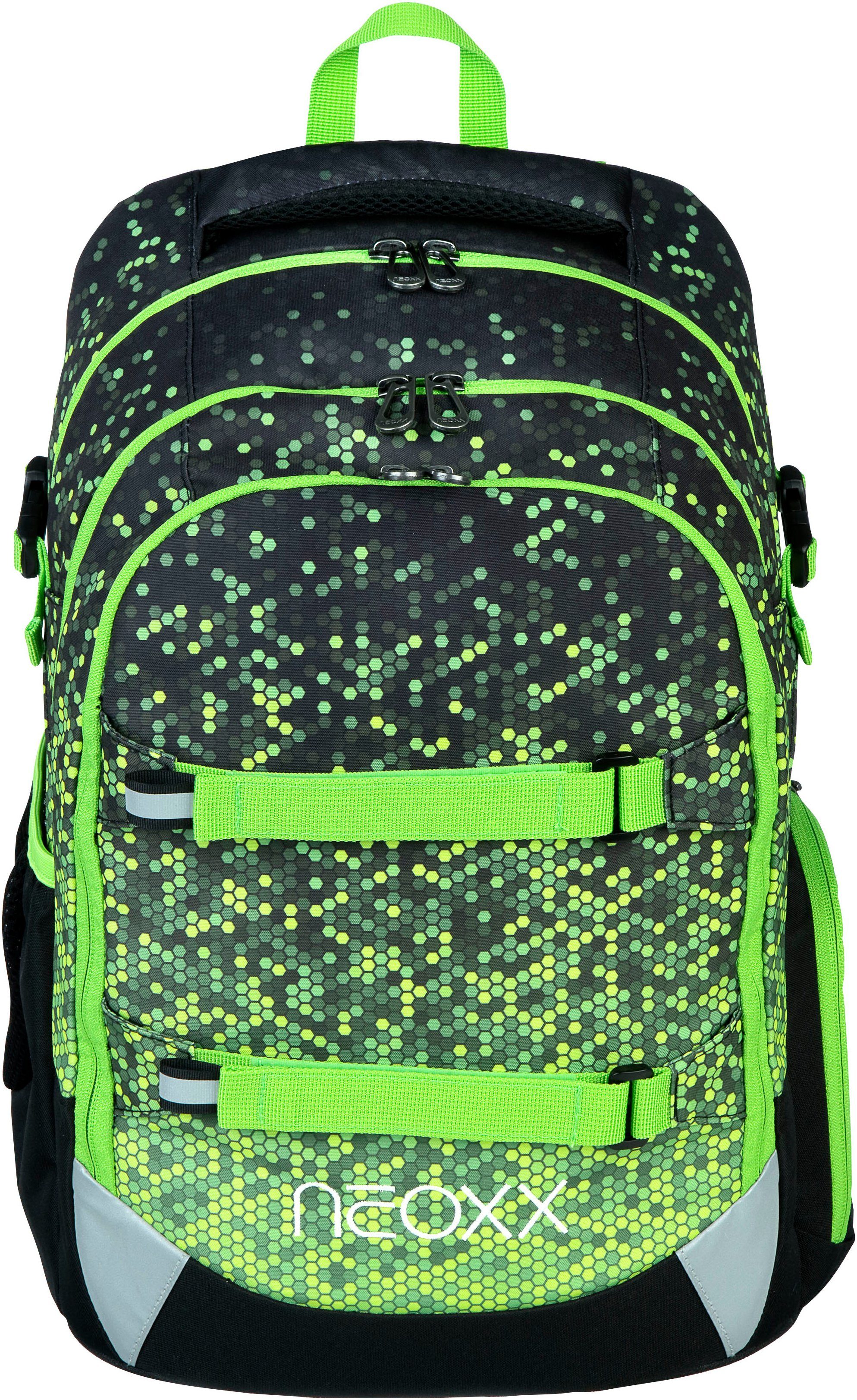 neoxx Schulrucksack Active Pro, Pixel in