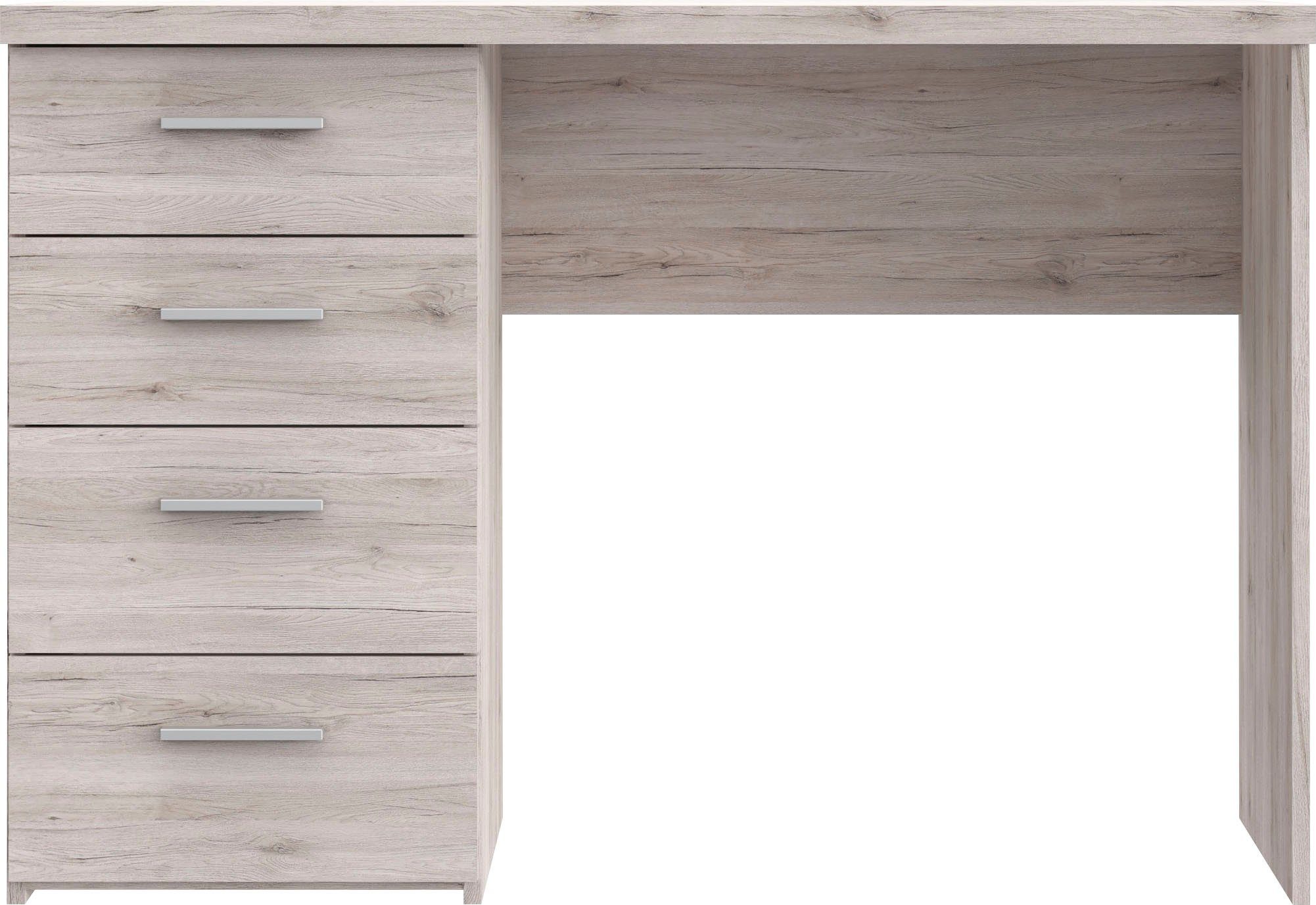 FORTE Schreibtisch NET, mit 4 Schubladen,