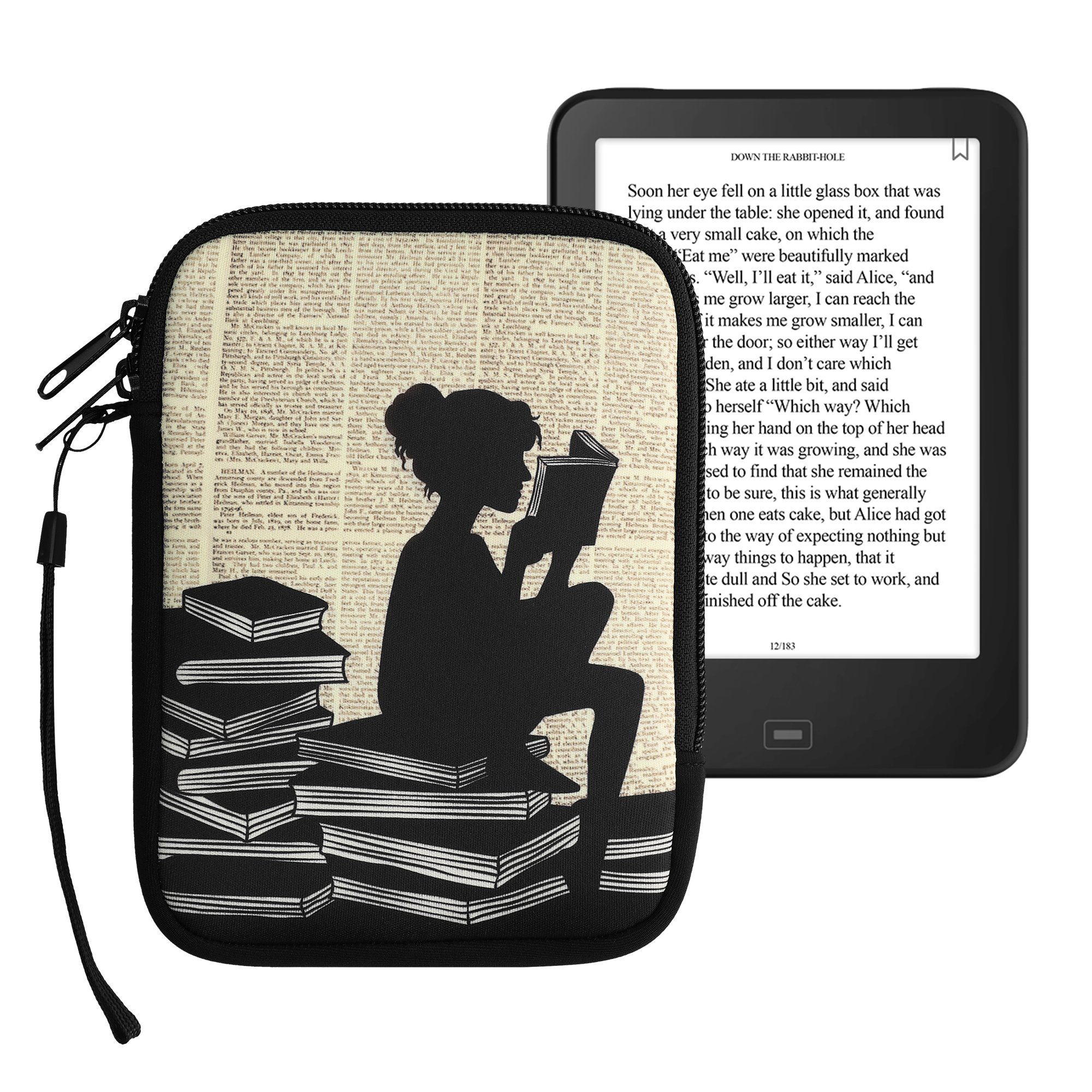 kwmobile E-Reader-Hülle Tasche für eReader, Neopren