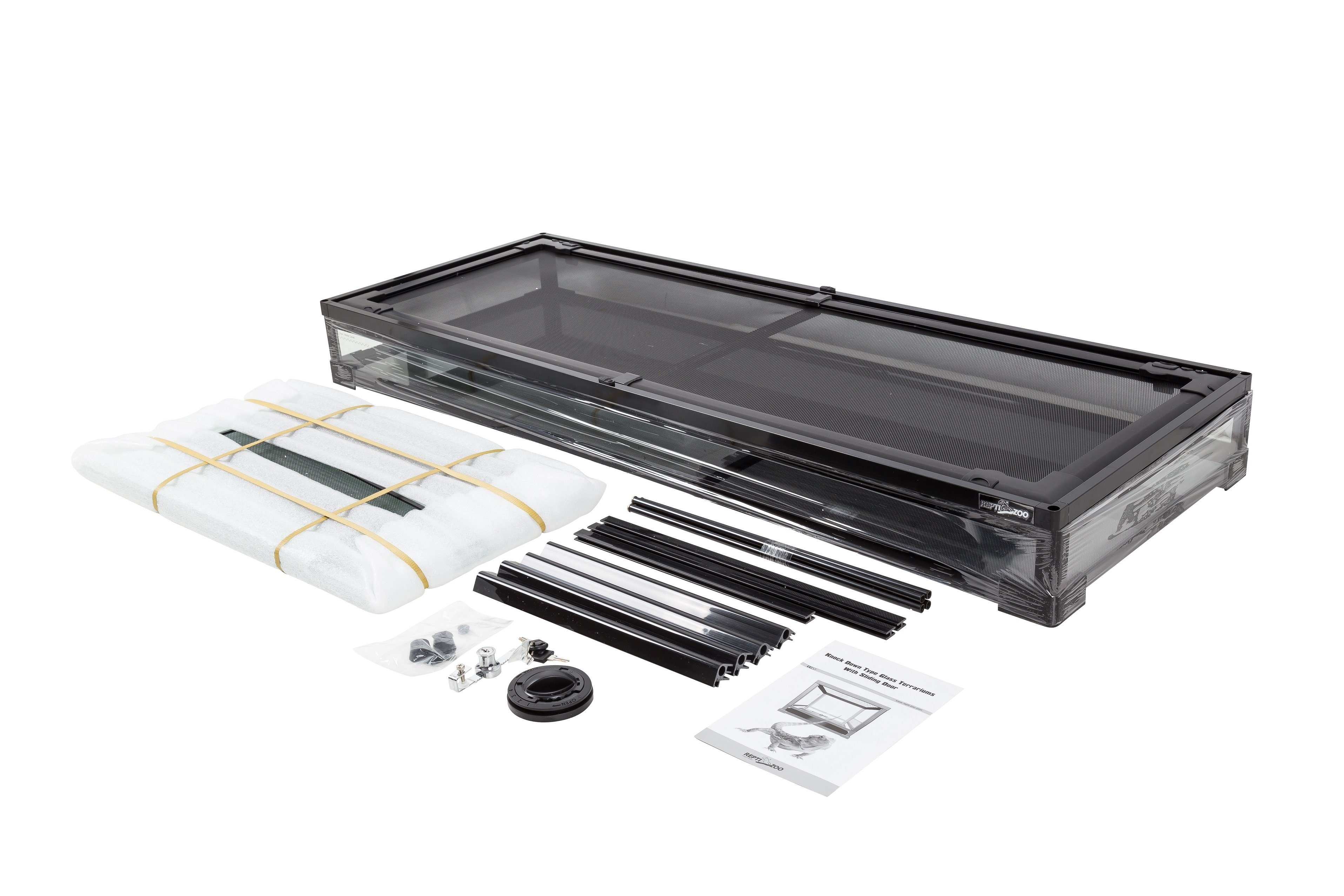 ReptiZoo Terrarium ReptiZoo Glasterrarium 120x45x60cm, zerlegbar