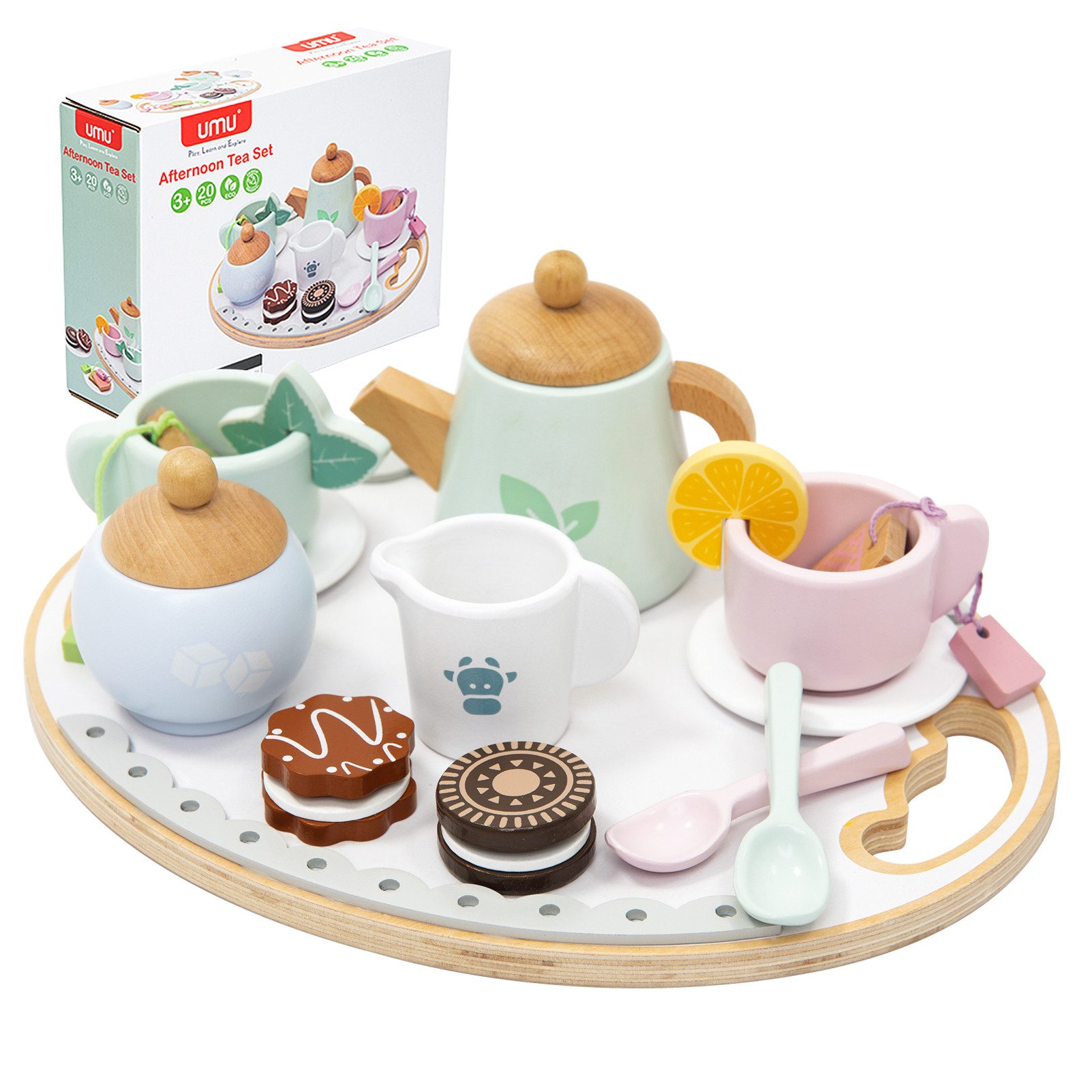 Esun Spielküche Teeservice Kinderküche Zubehör, Tee