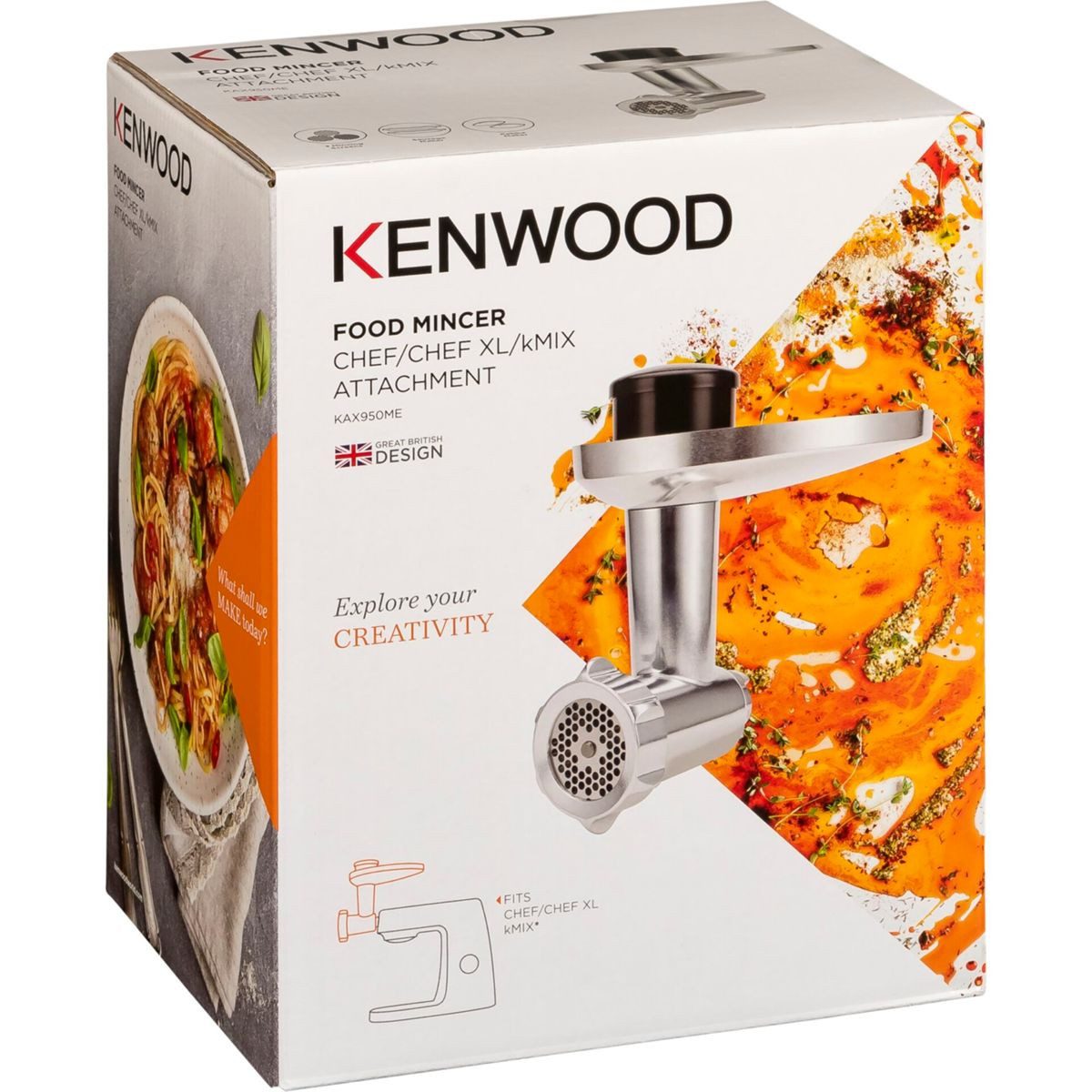 Kenwood Küchenmaschine KAX950ME Fleischwolf