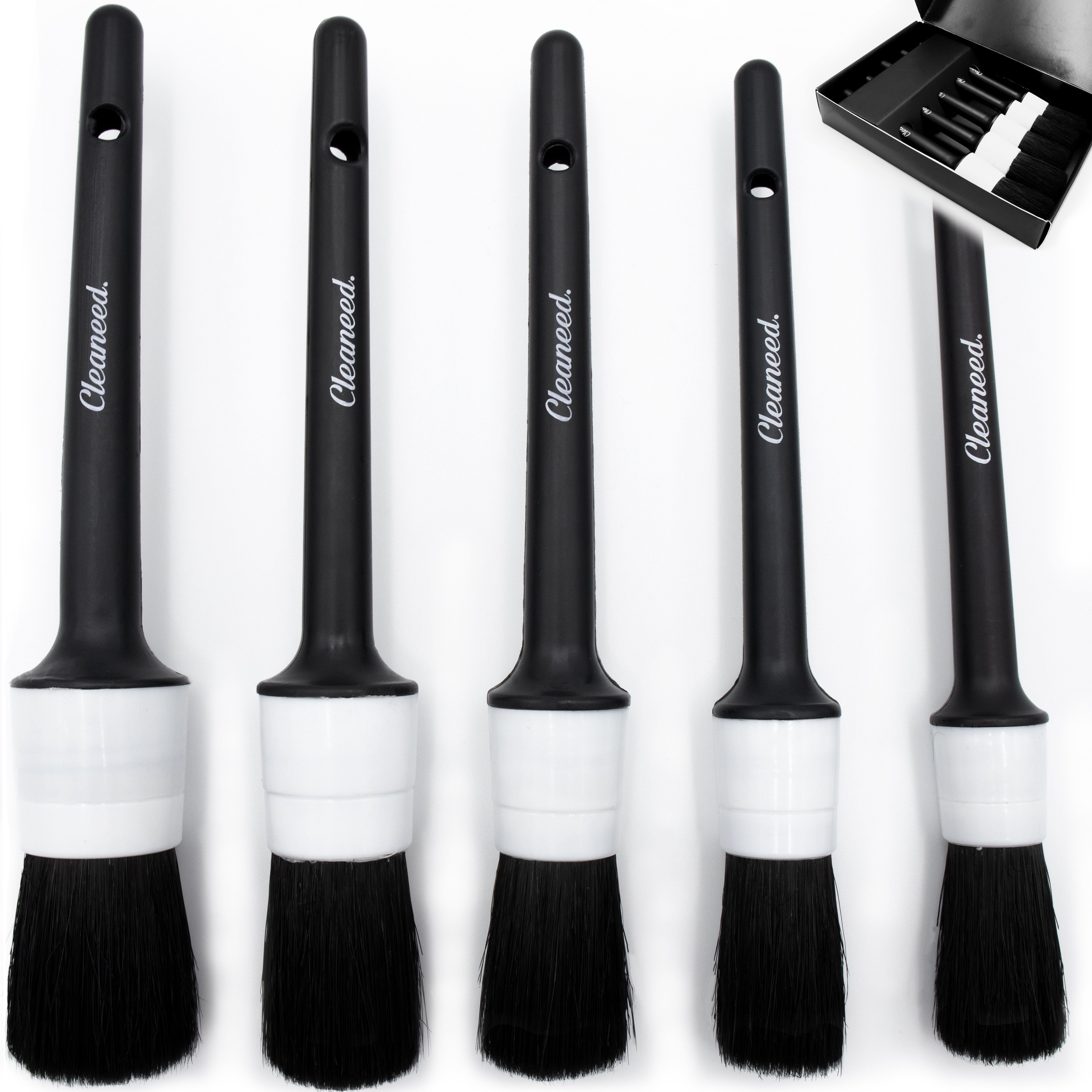Cleaneed Autowaschbürste Detailing Pinsel Set -