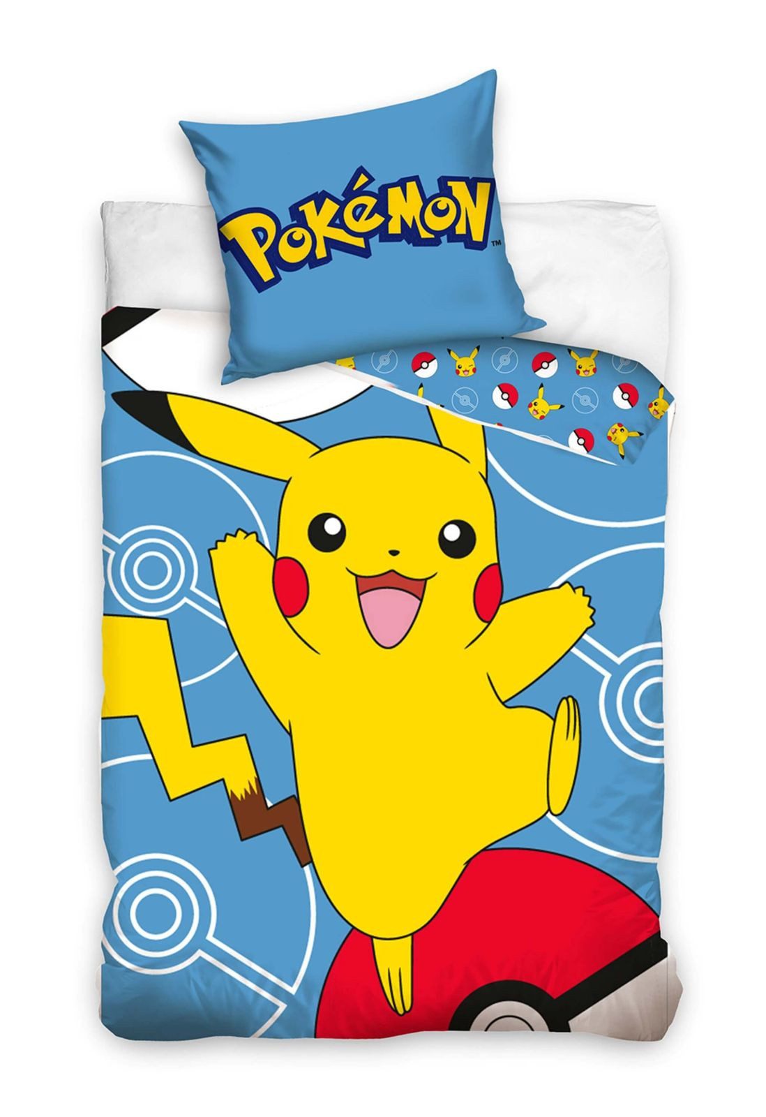 Carbotex Bettwäsche Pokemon - Wende-Bettwäsche-Set, 135x200