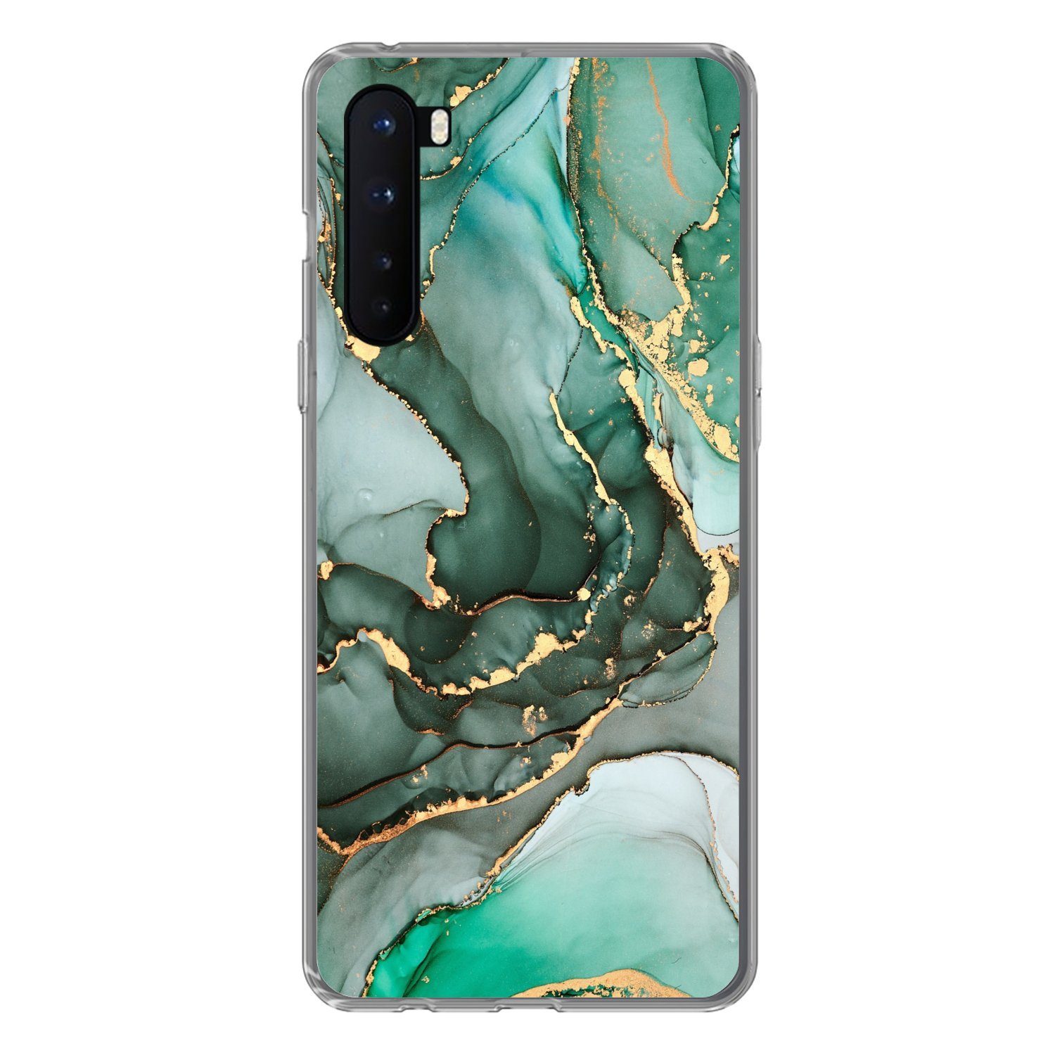 MuchoWow Handyhülle für OnePlus Nord Gold