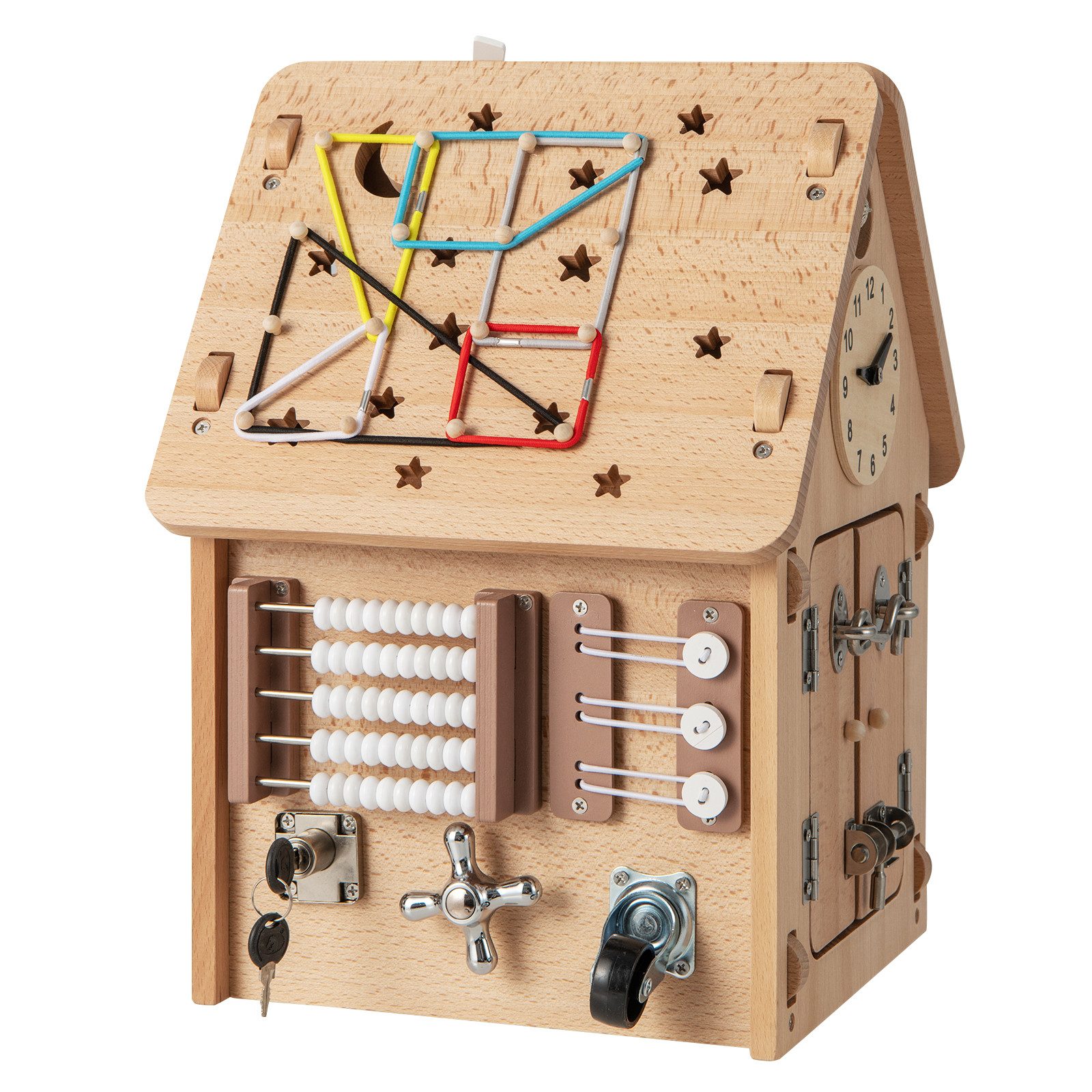COSTWAY Lernspielzeug Kinder Spielhaus, Montessori Spielzeug