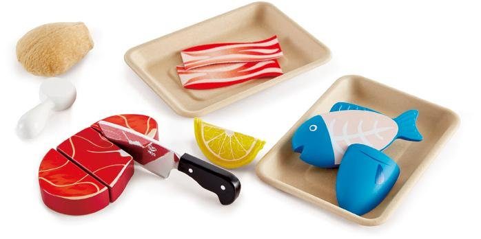 Hape Spiellebensmittel Fisch & Fleisch Set,