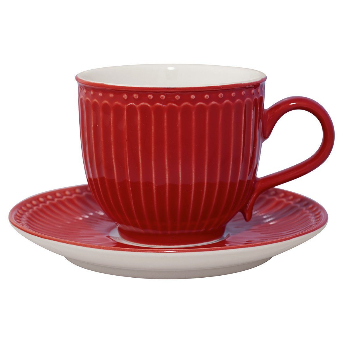 Greengate Tasse & Unter Alice, Steingut