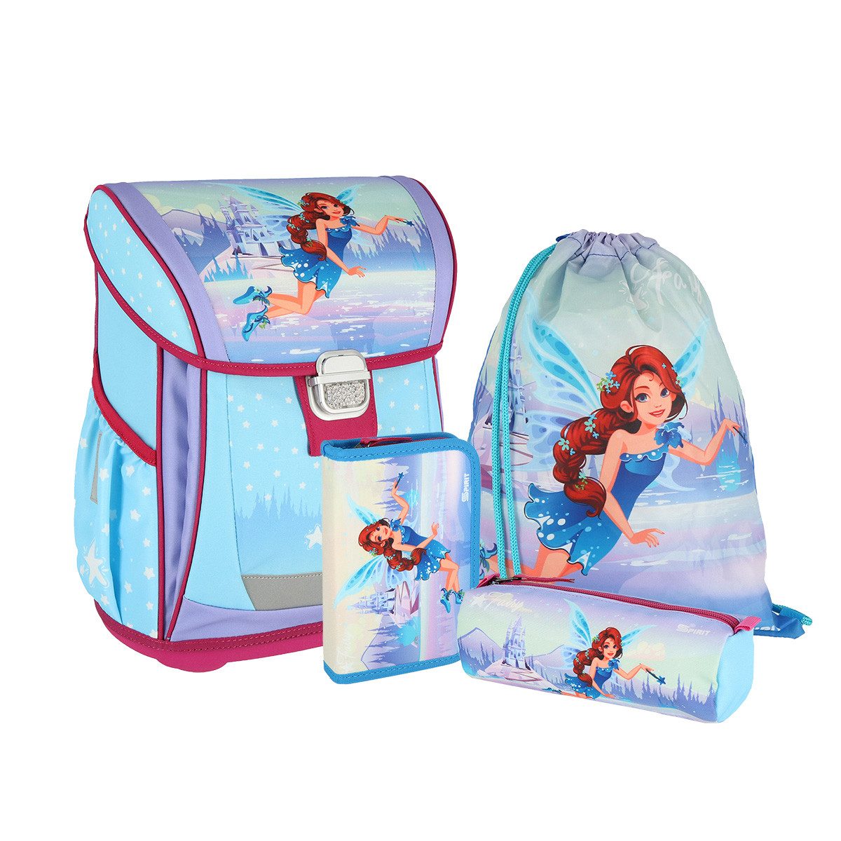 Spirit Schulranzen SPIRIT Schulranzen Set FAIRY