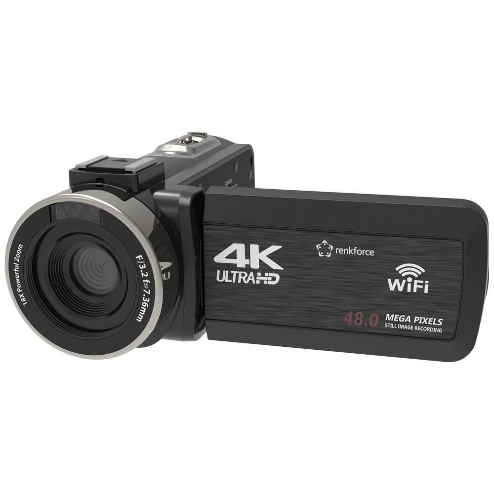 Renkforce 4K 7.6 cm/3″ Camcorder mit