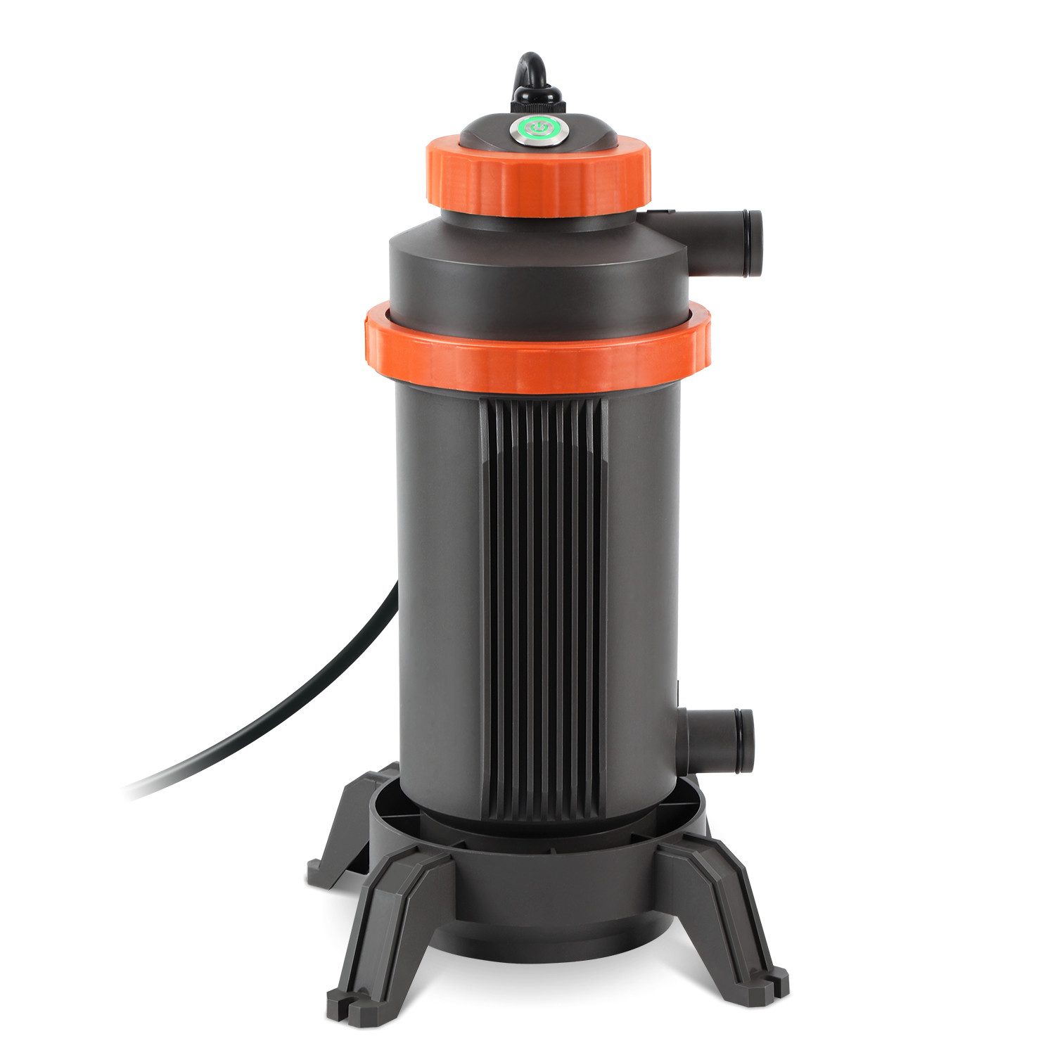 Clanmacy Pool-Wärmepumpe Poolheizung Schwimmbadheizer Wärmetauscher 3KW