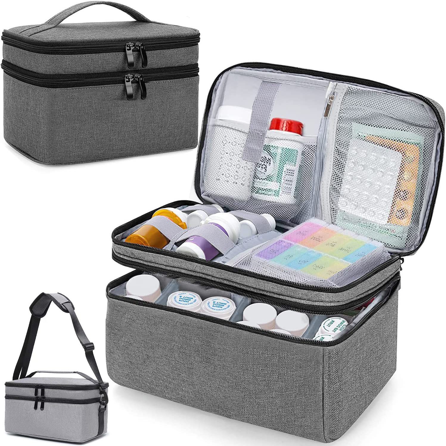 ibettertec Arzttasche Arzttaschen, Medizinschrank ,Medizin Tasche, Multifunktionstasche