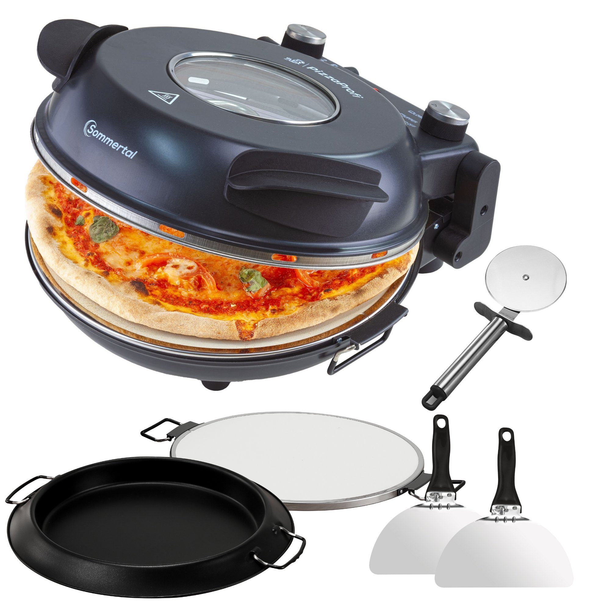 Sommertal Pizzaofen Sommertal PizzaProfi Pizzaofen, 32cm