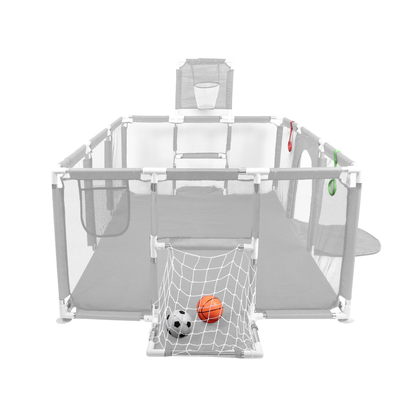 JEOBEST Laufgitter Laufstall Baby 180x120cm, Laufstall
