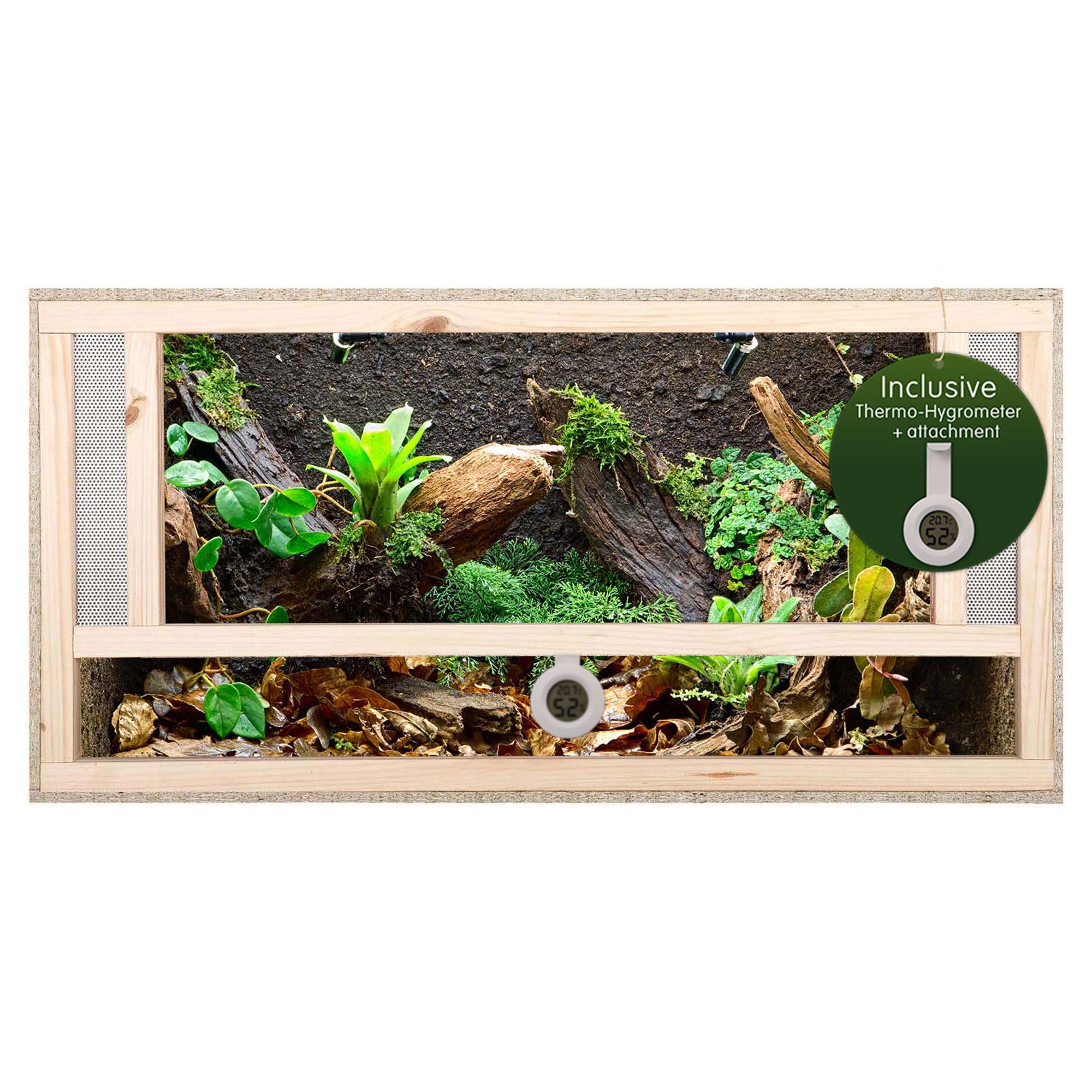 Repiterra Terrarium Terrarium mit Frontbelüftung 80x40x40