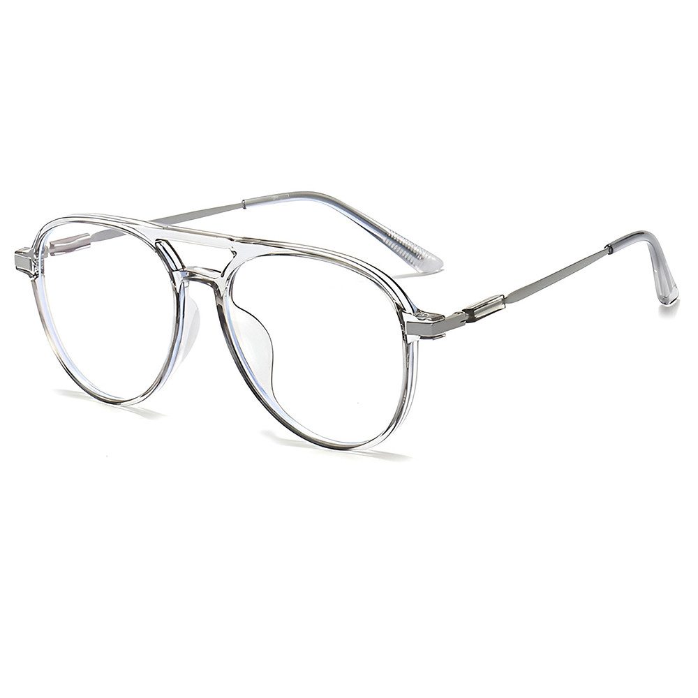 PACIEA Lesebrille Blaulichtfilter Doppelbalkenrahmen Oversized Elegant
