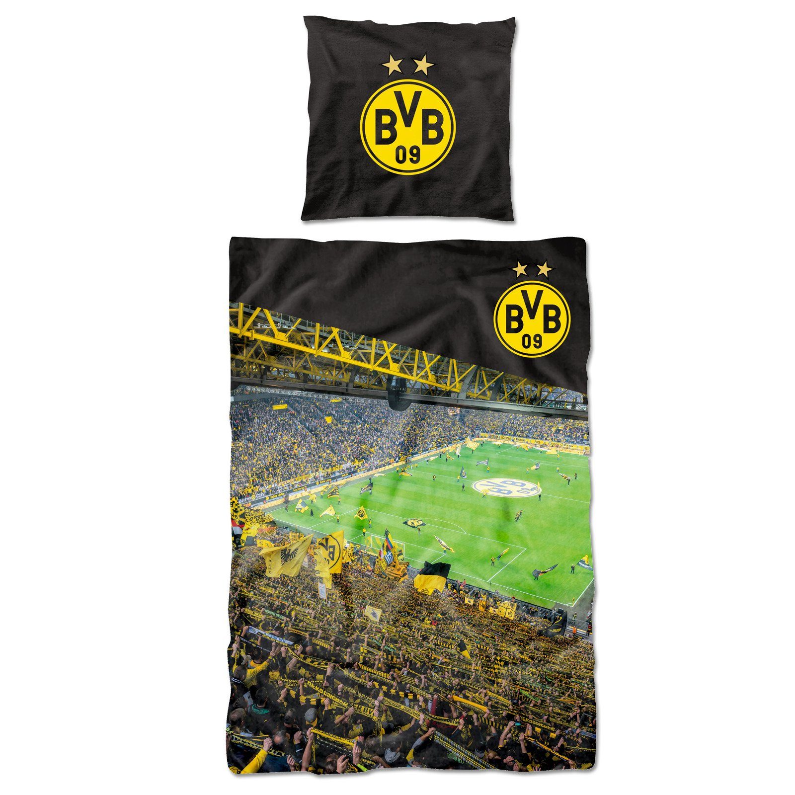 BVB Bettwäsche BVB-Bettwäsche Südtribüne (135 x