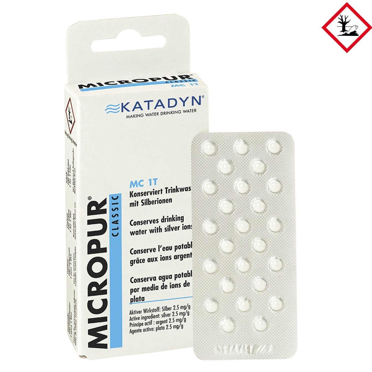 Katadyn Wasseraufbereiter Katadyn Micropur Wasseraufbereitung 4x25