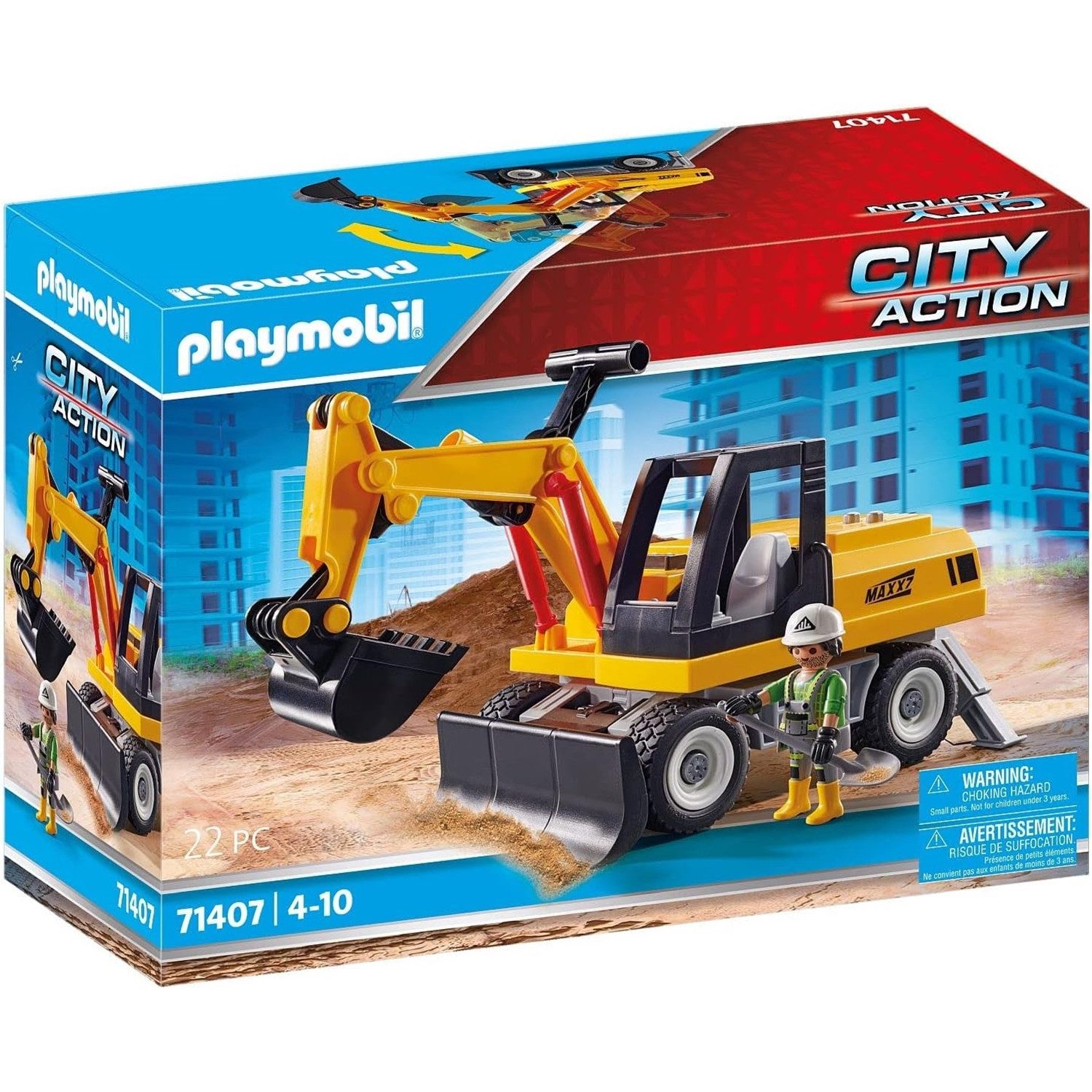 Playmobil® 71407 Bagger Konstruktions-Spielset