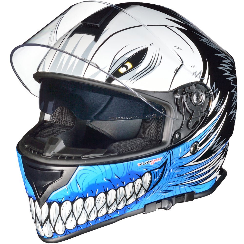 rueger-helmets Motorradhelm RT-824 Integralhelm Motorradhelm Kinderhelm