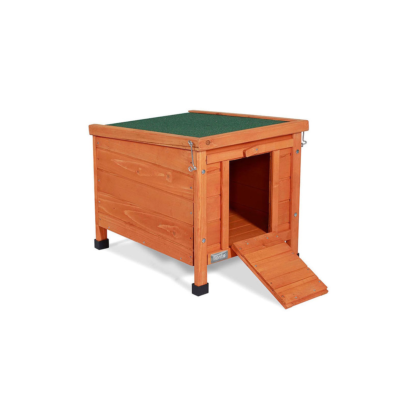 lionto Kleintierstall Kleintierstall, Kaninchenstall aus Holz,