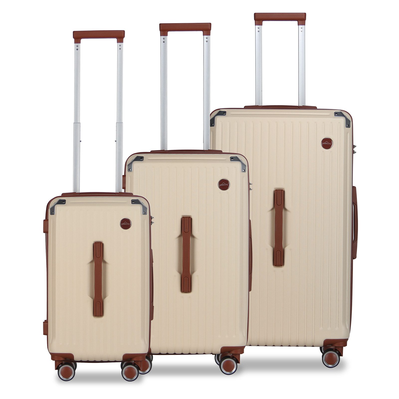 HOMELUX Kofferset Reisekoffer Set 3-teilig Hartschalenkofferset,