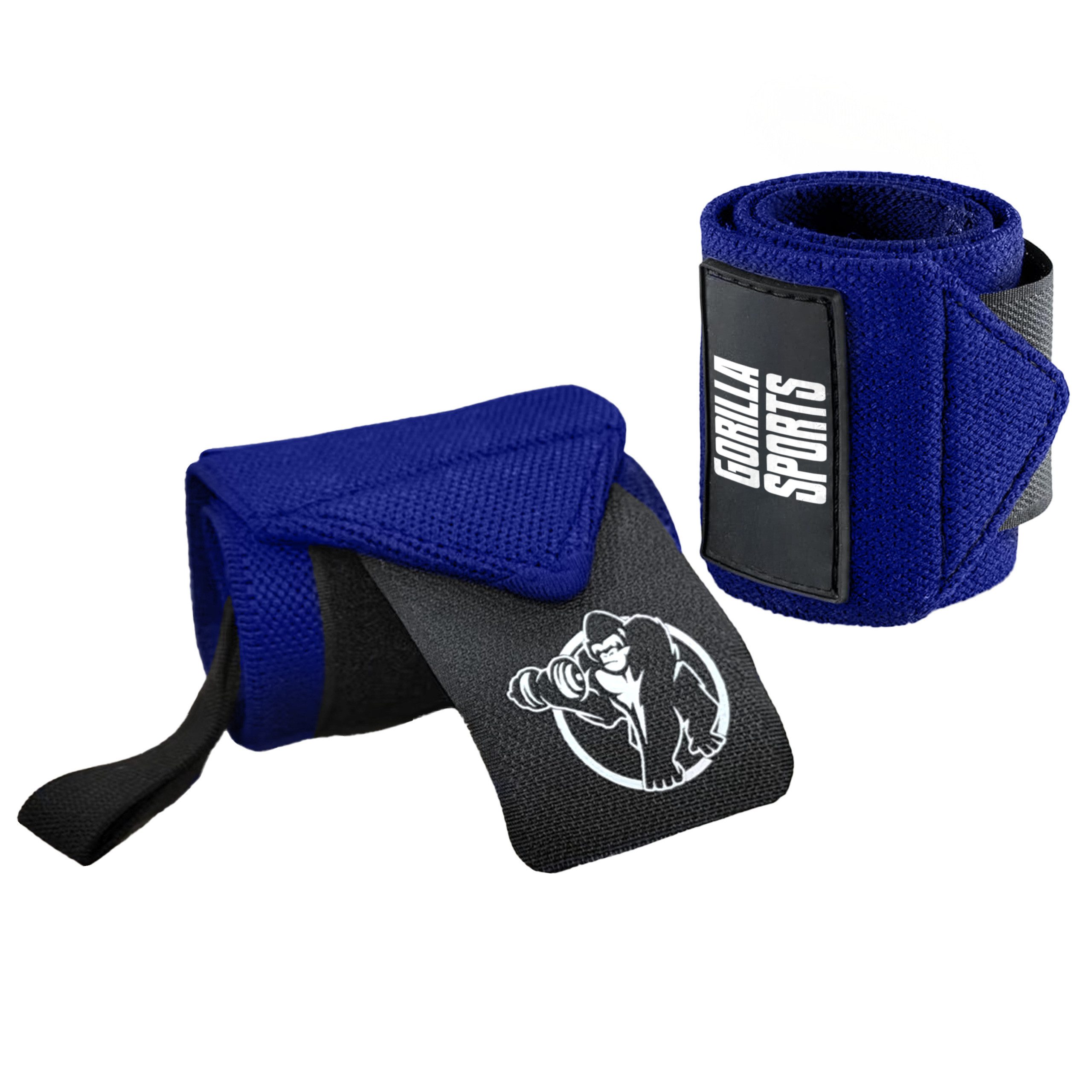 GORILLA SPORTS Handbandage 45x8cm, Baumwolle, mit