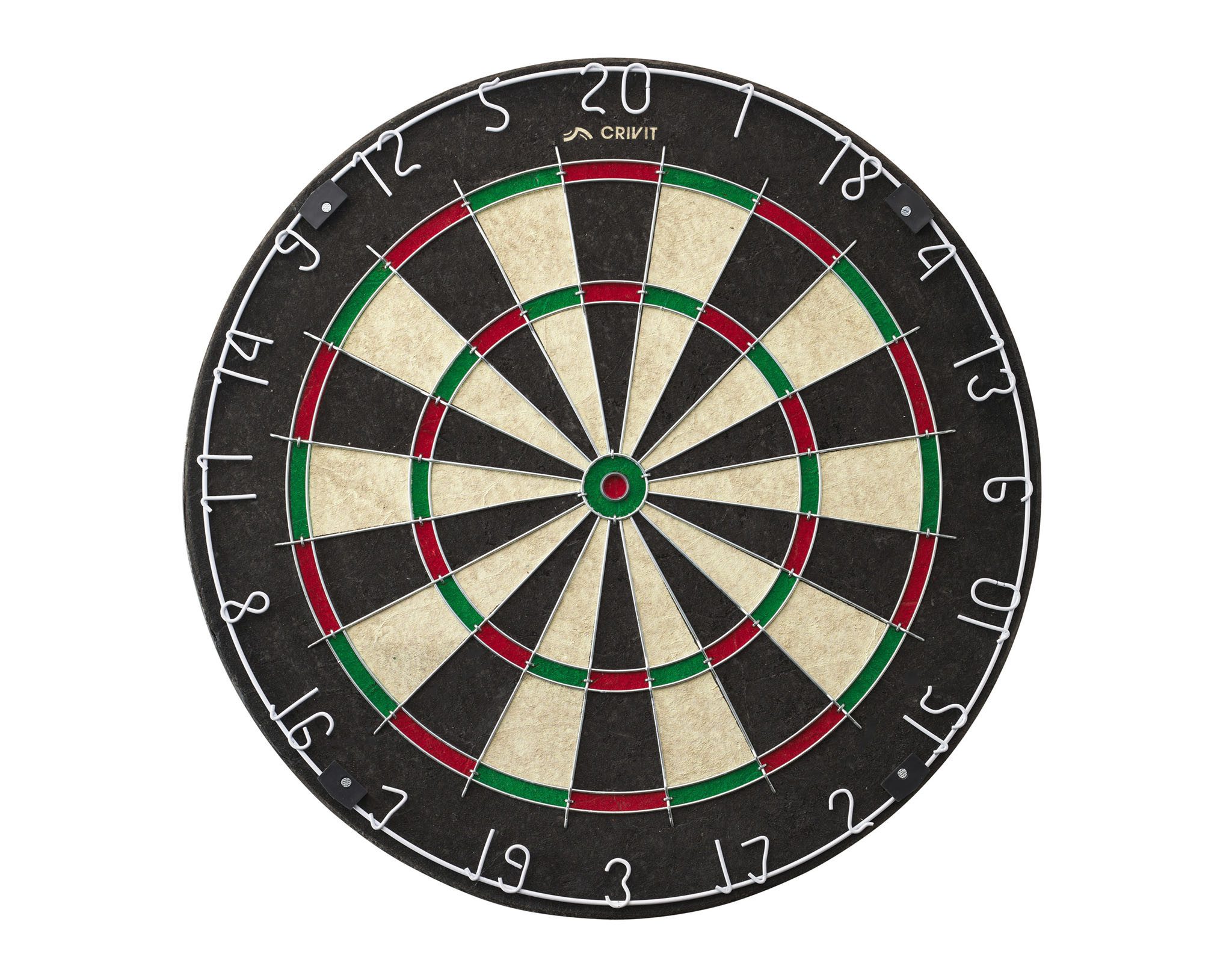 crivit Dartscheibe CRIVIT Sisal-Dartscheibe Dartscheibe Wurfpfeilscheibe