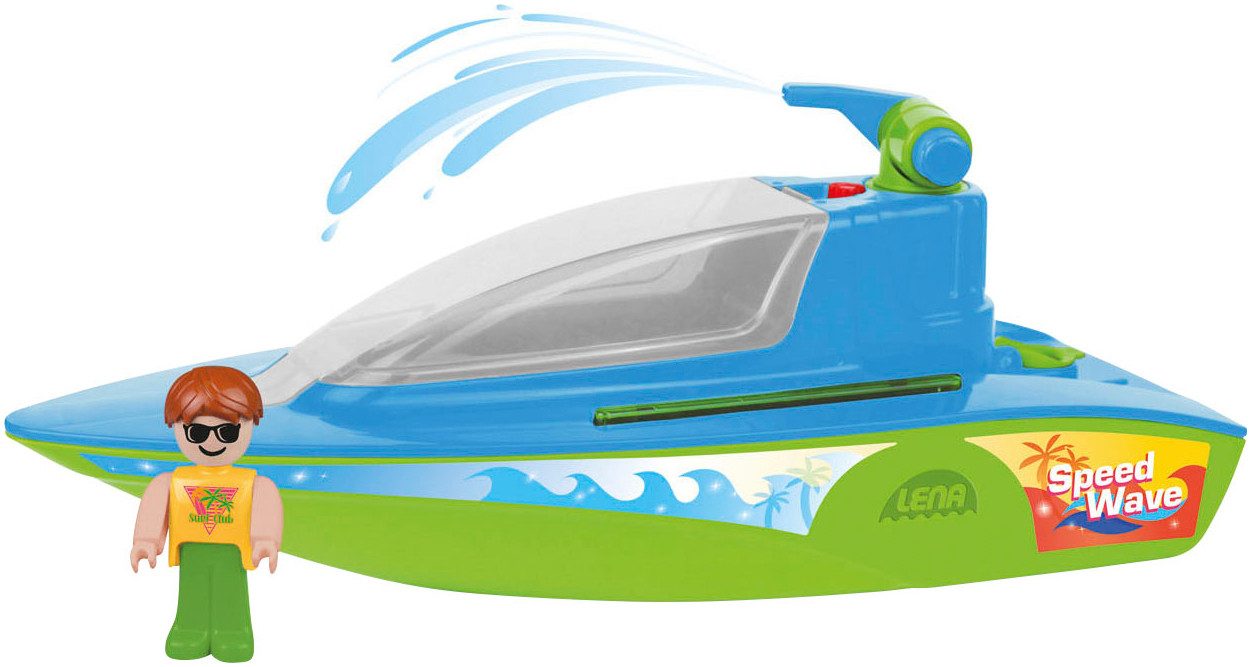 Lena® Spielzeug-Boot Boazz Sportboot, inklusive Spielfigur,