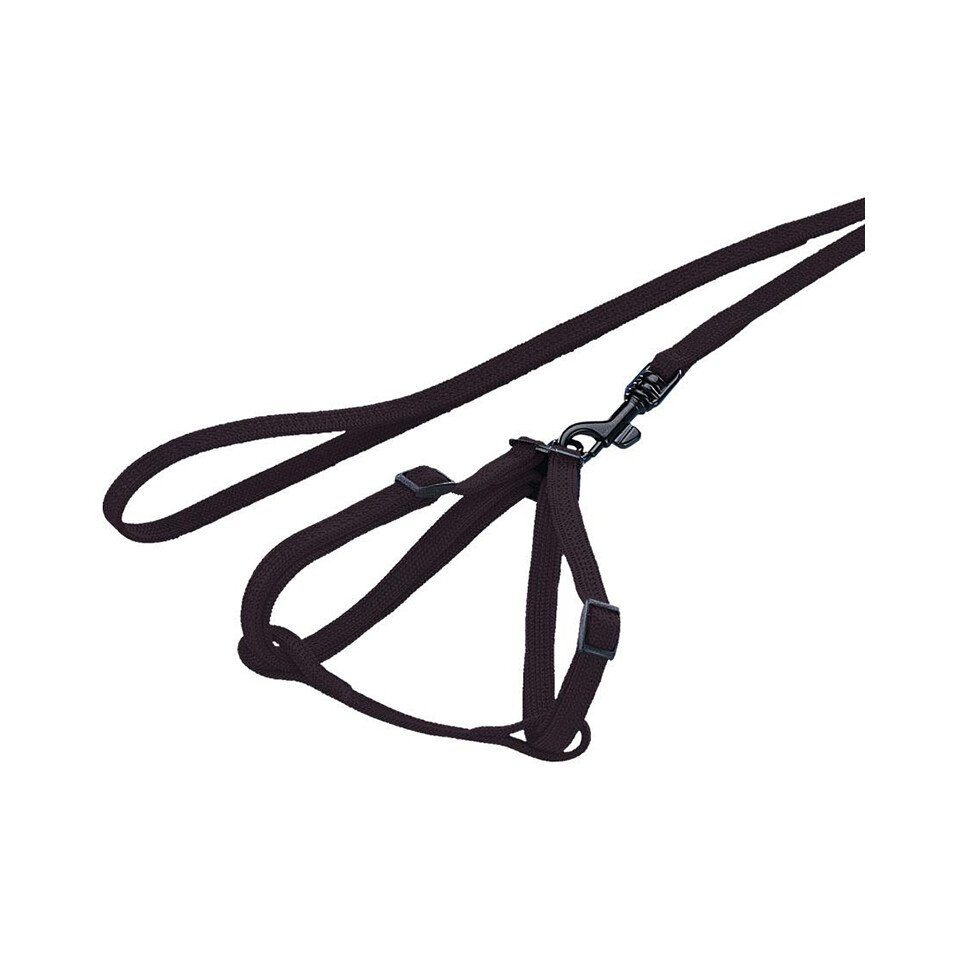 Nobby Geschirr Garnitur Nylon Frettchen/Ratten schwarz