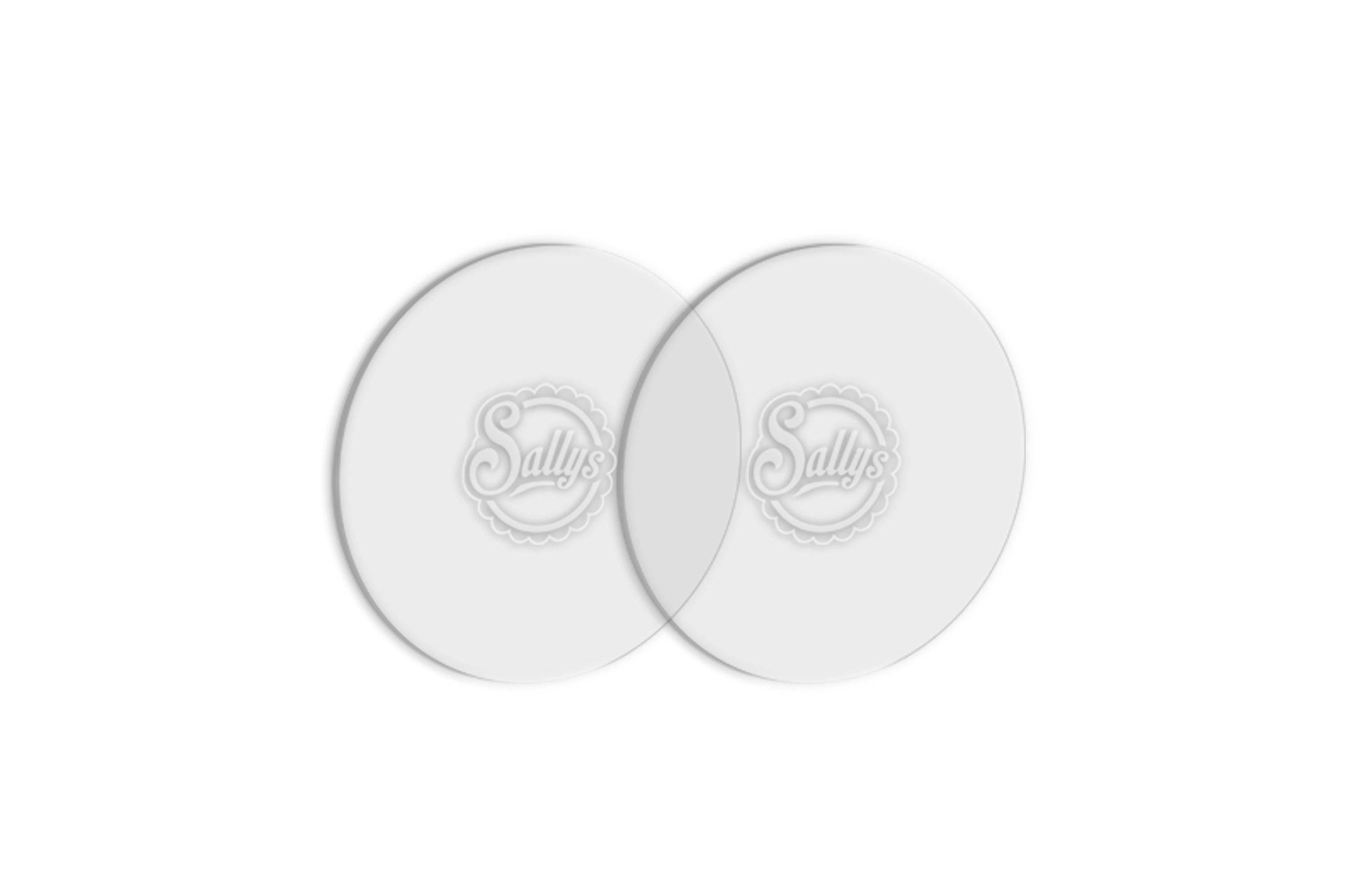 Sallys Tortenplatte - Ganaching Platten 2er